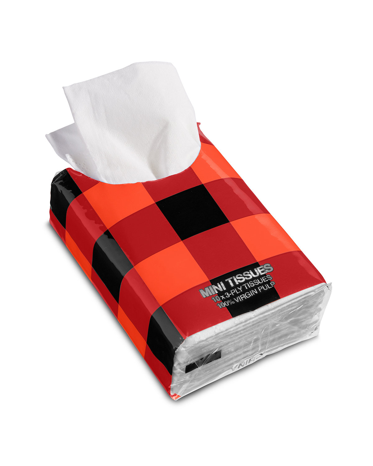 Picture of Mini Tissue Packet - Buffalo Plaid.