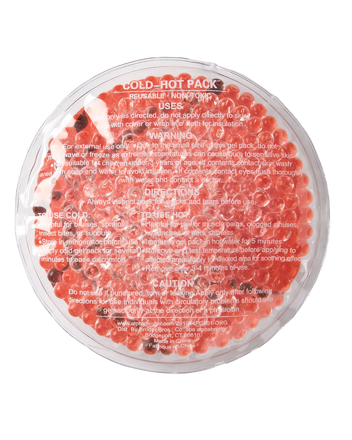 Picture of Basketball Shape Hot-Cold Gel Pack.