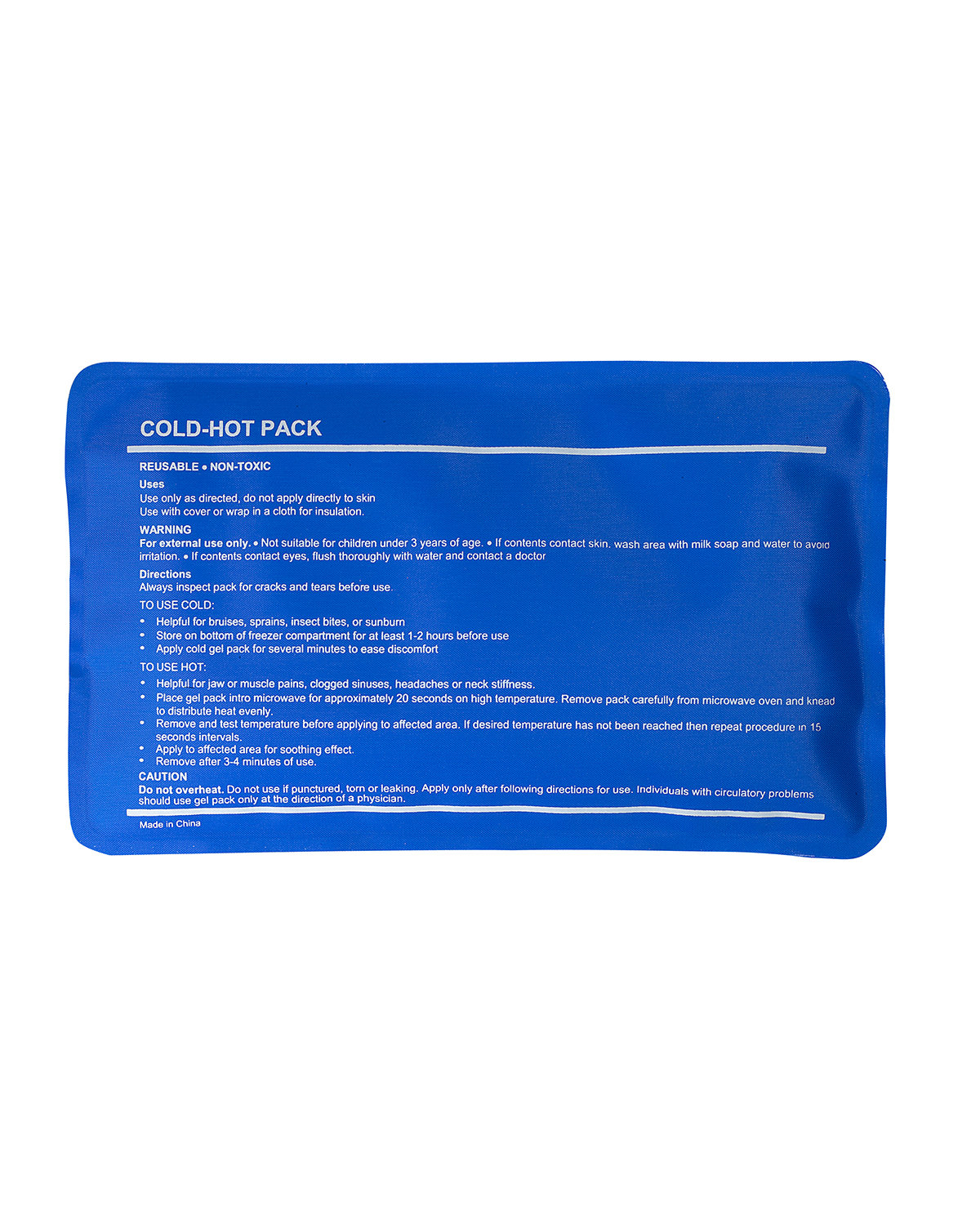 Picture of Nylon Covered Gel Hot-Cold Pack.