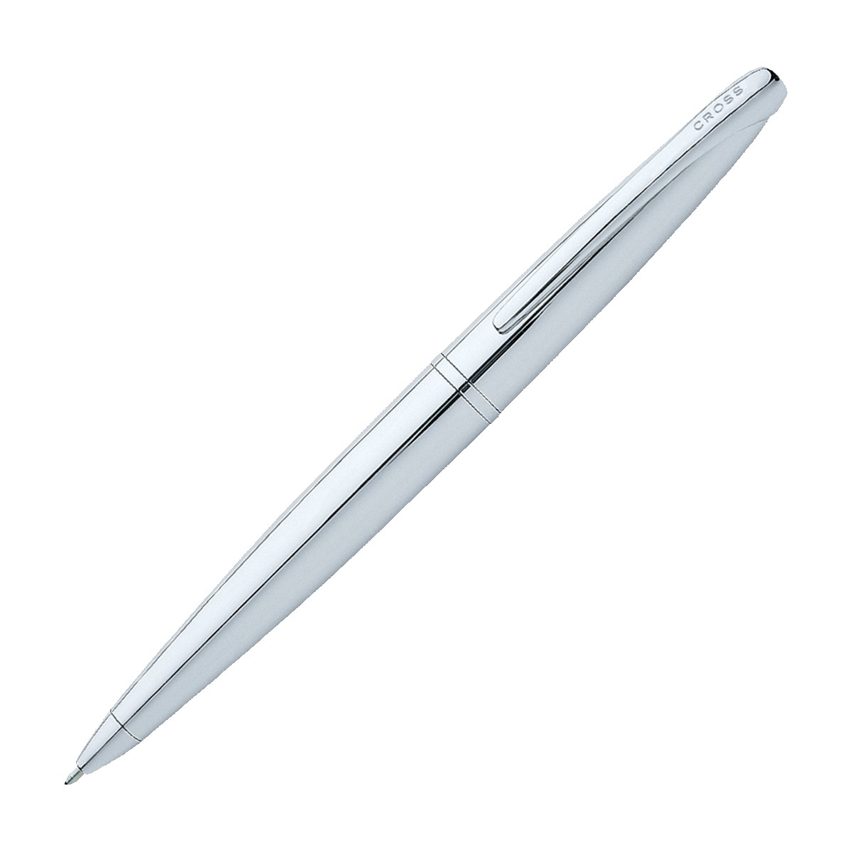 Picture of Cross® ATX Pure Chrome Ballpoint Pen, Full Color Digital