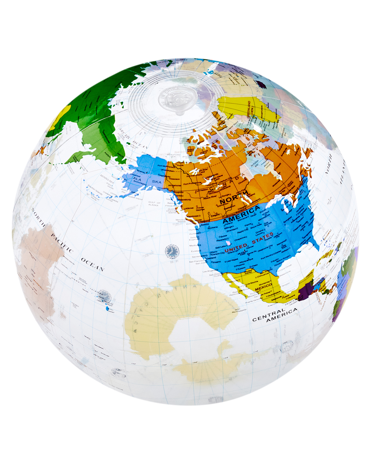 Picture of 16" World Globe Beach Ball.