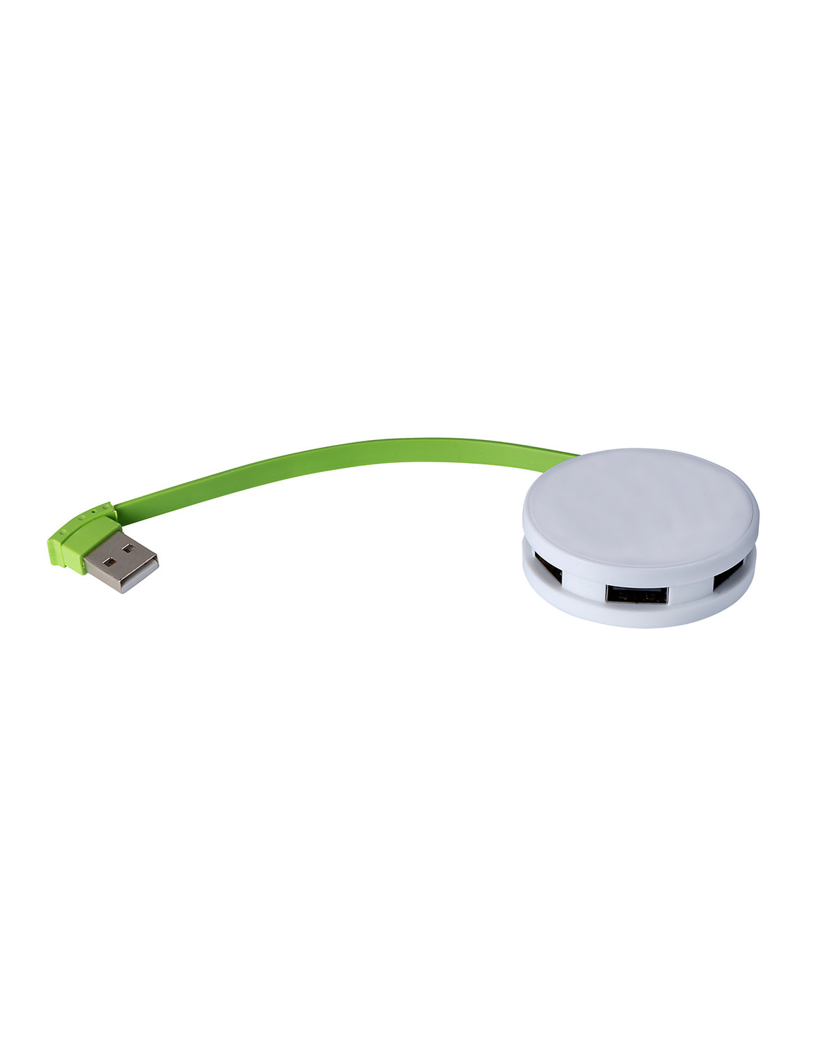 Picture of Round 4-Port USB Hub.
