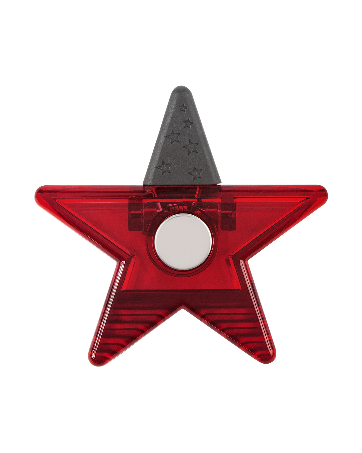 Picture of Recycled PS Star Shape Magnetic Memo Clip.