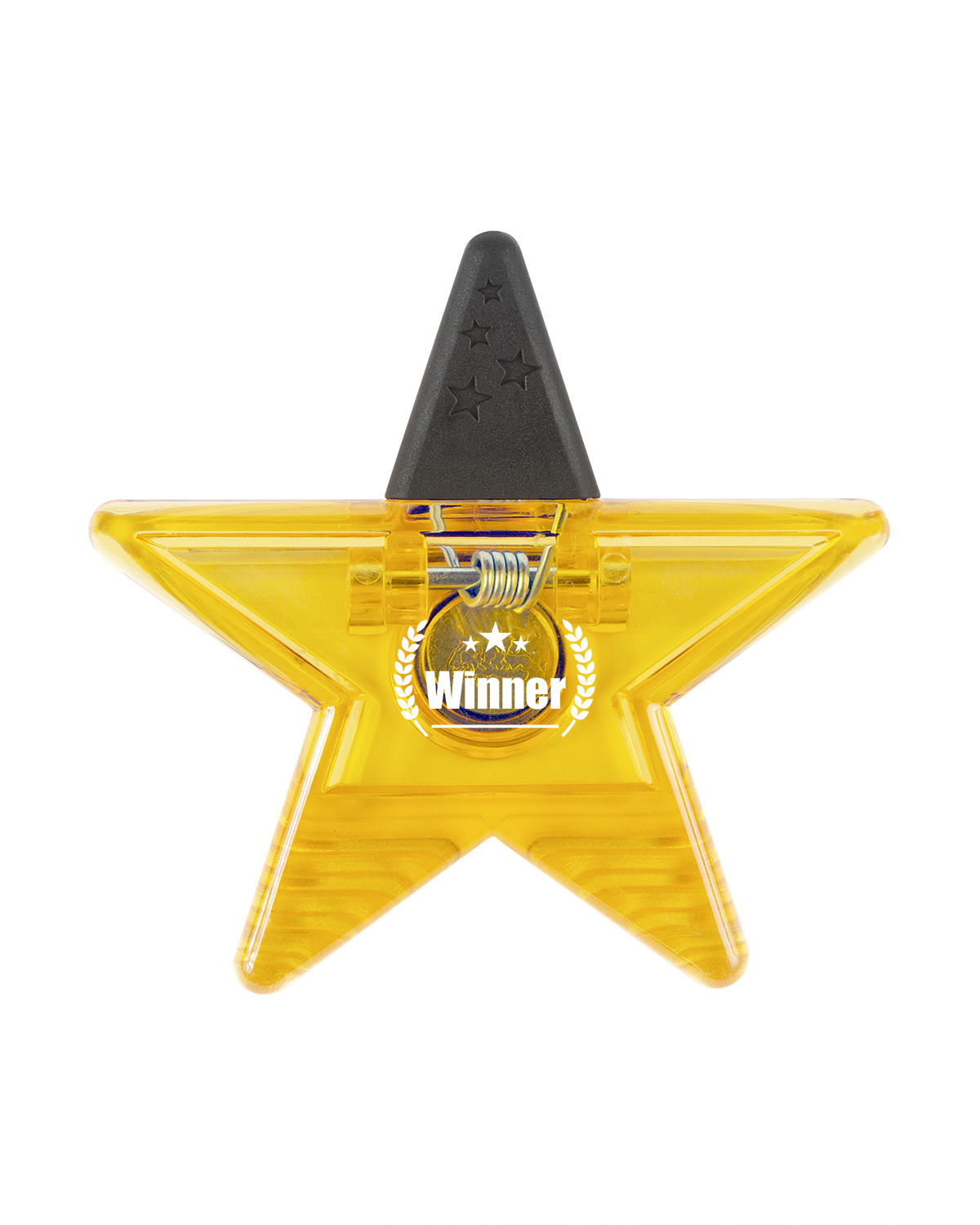 Picture of Recycled PS Star Shape Magnetic Memo Clip.