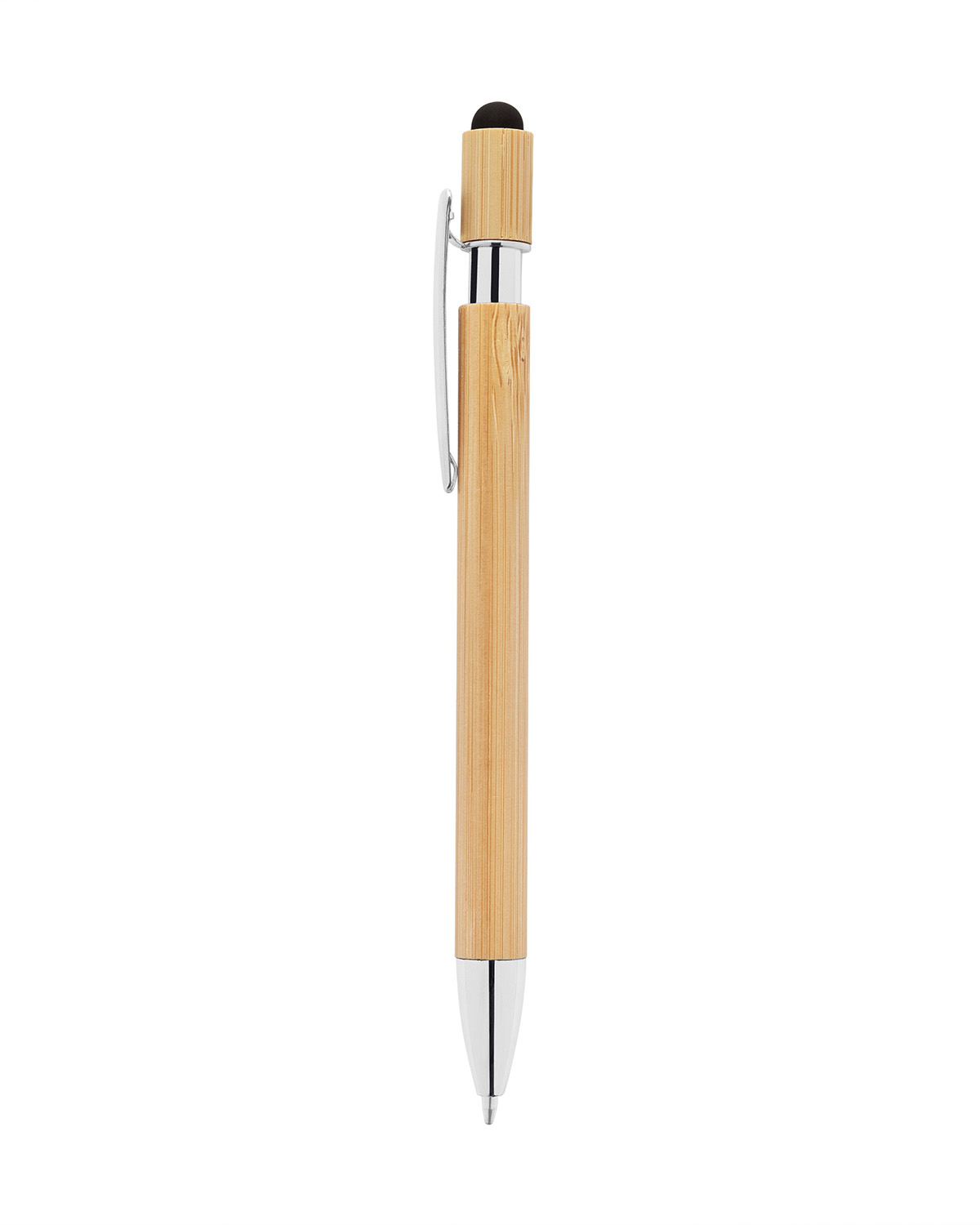Picture of Bamboo Retractable Stylus Pen.