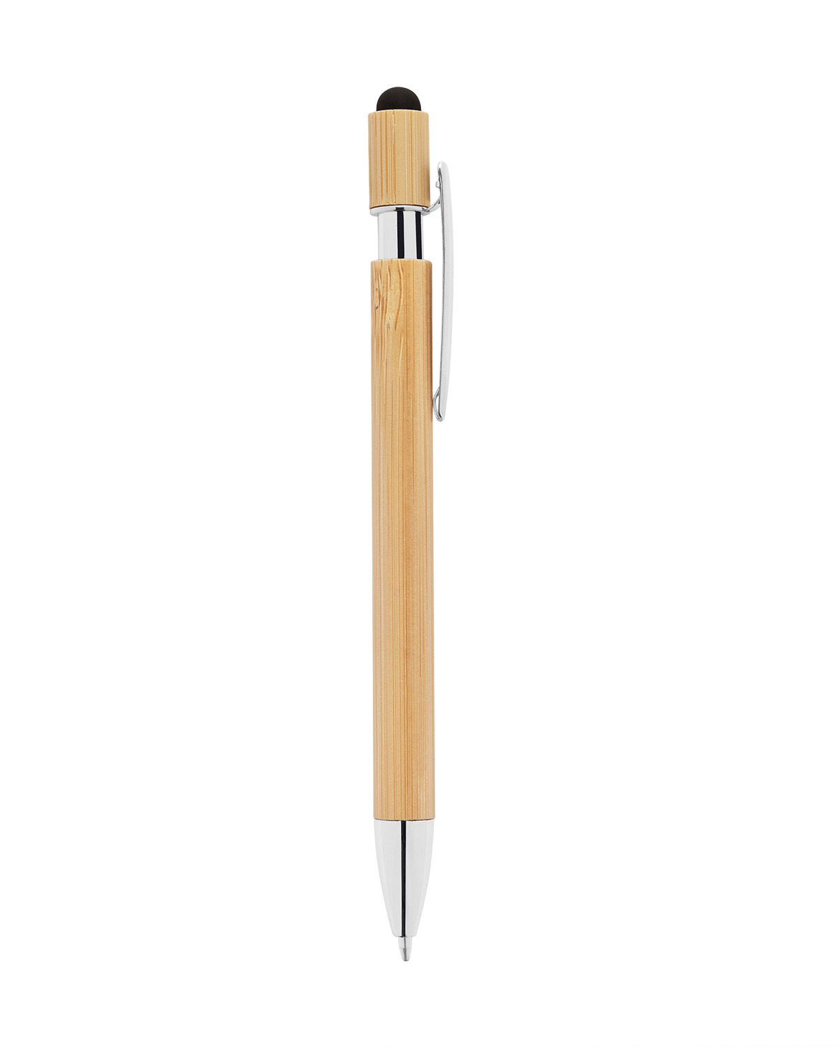 Picture of Bamboo Retractable Stylus Pen.