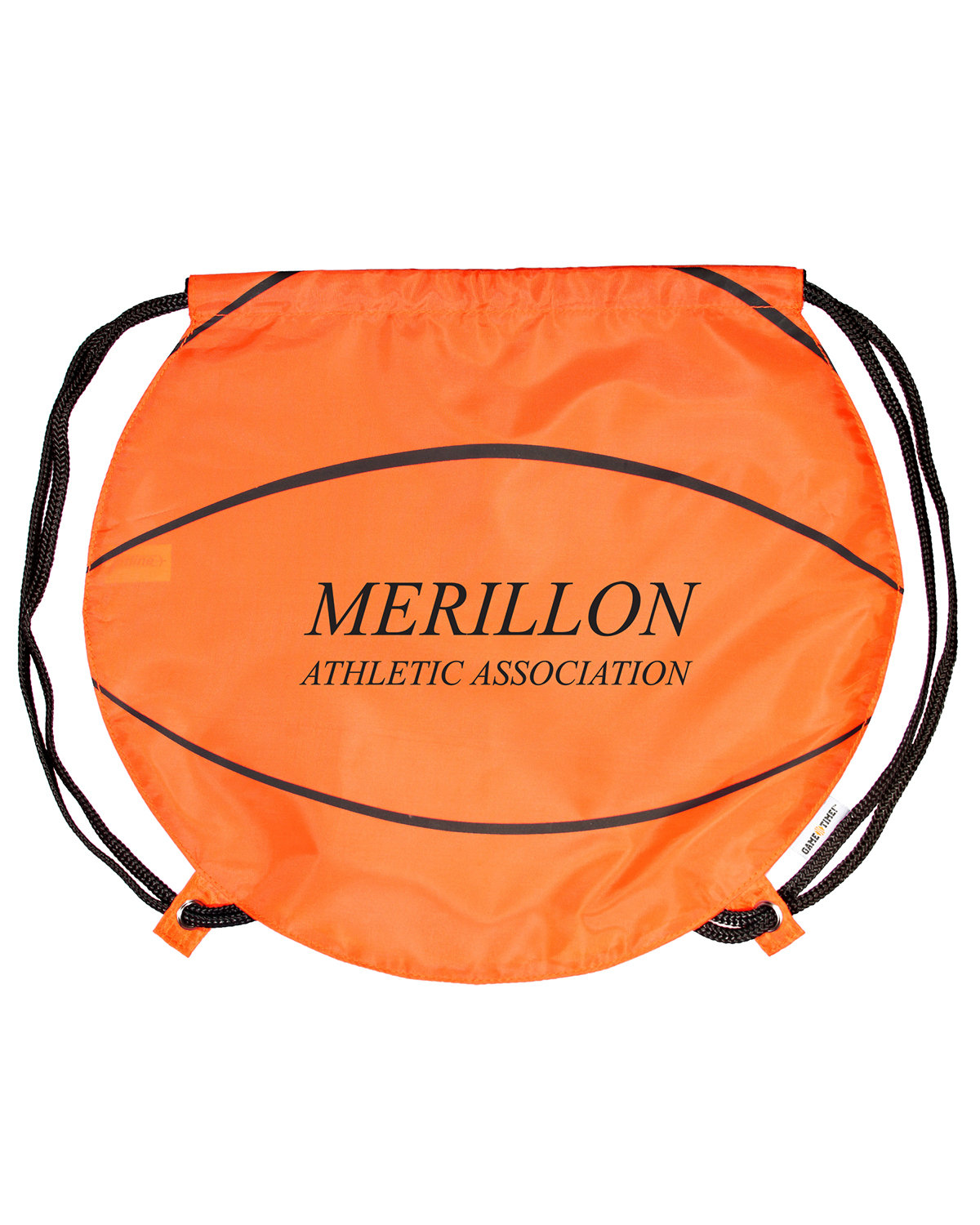 Picture of Basketball Drawstring Bag.