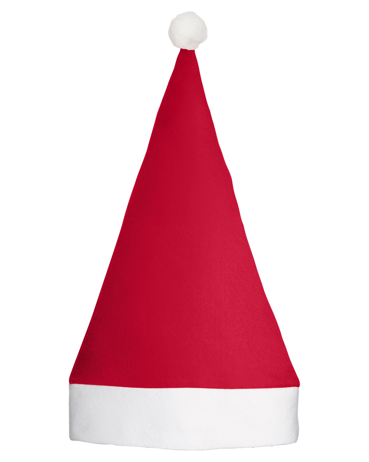 Picture of Holiday Christmas Felt Santa Hat.