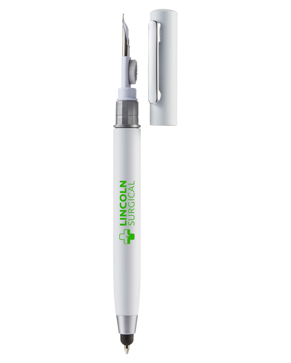 Picture of 3-in-1 Earbud Cleaning Pen Stylus.