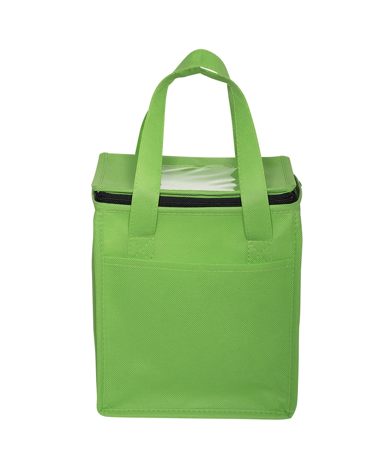 Picture of Non-Woven Cubic Lunch Cooler Bag With ID Slot.