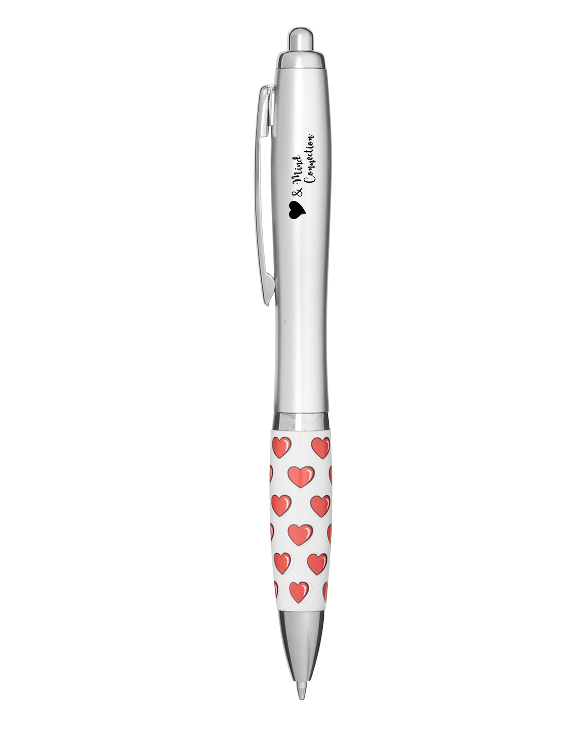 Picture of Valentine & Heart Health Recycled ABS Ballpoint Pen.