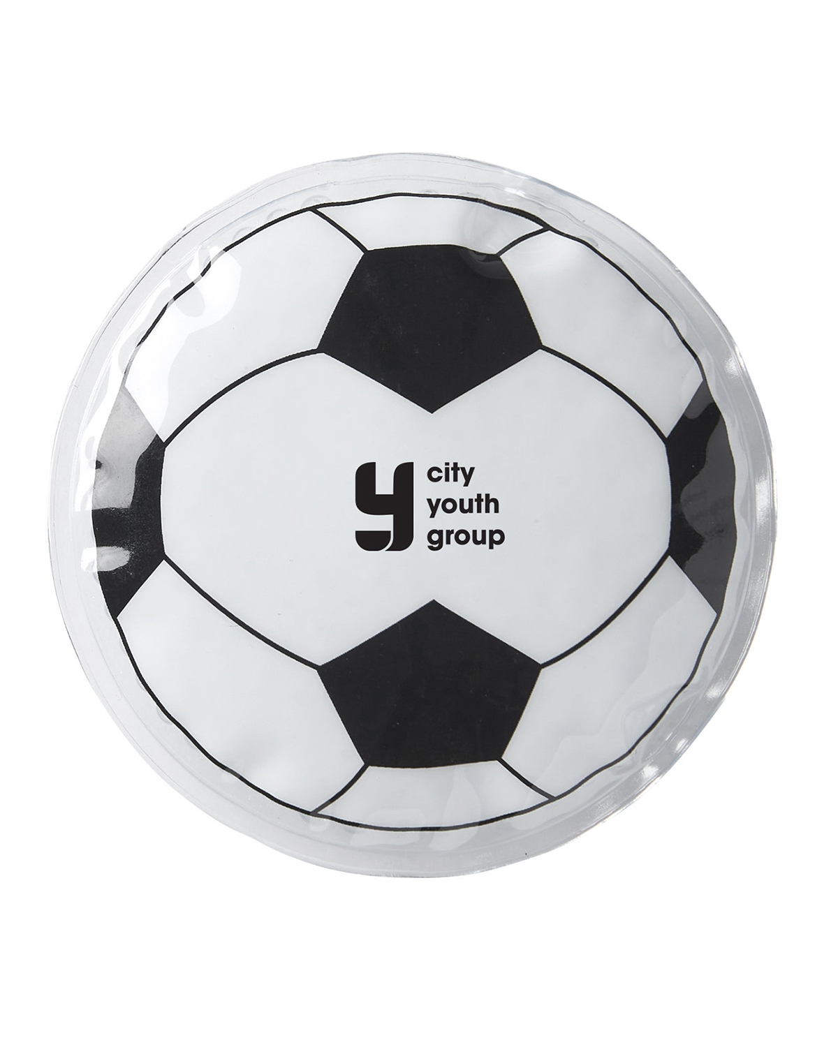 Picture of Soccer Shape Hot-Cold Gel Pack.