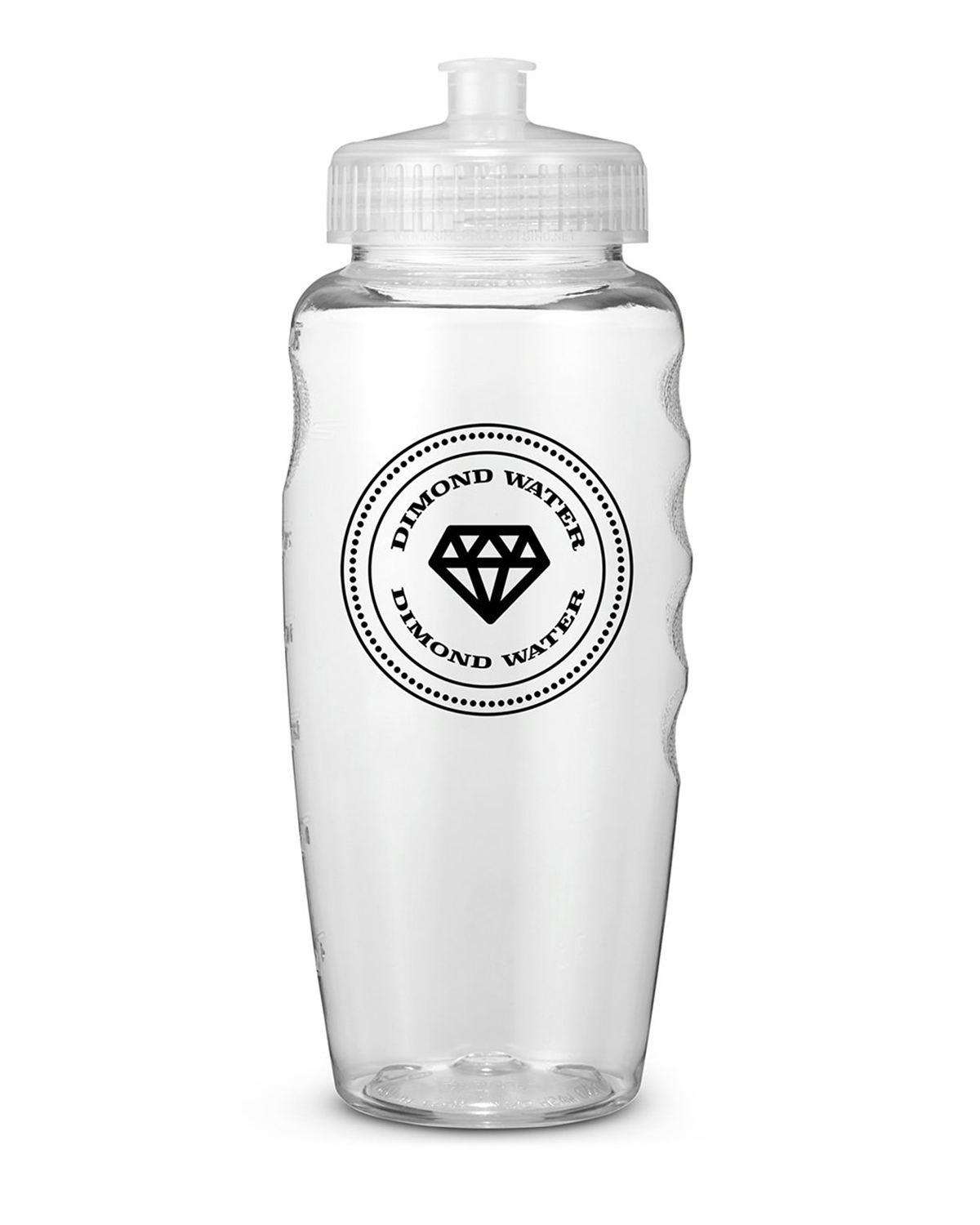 Picture of USA Made 30 oz. Polyclear Gripper Water Bottle.