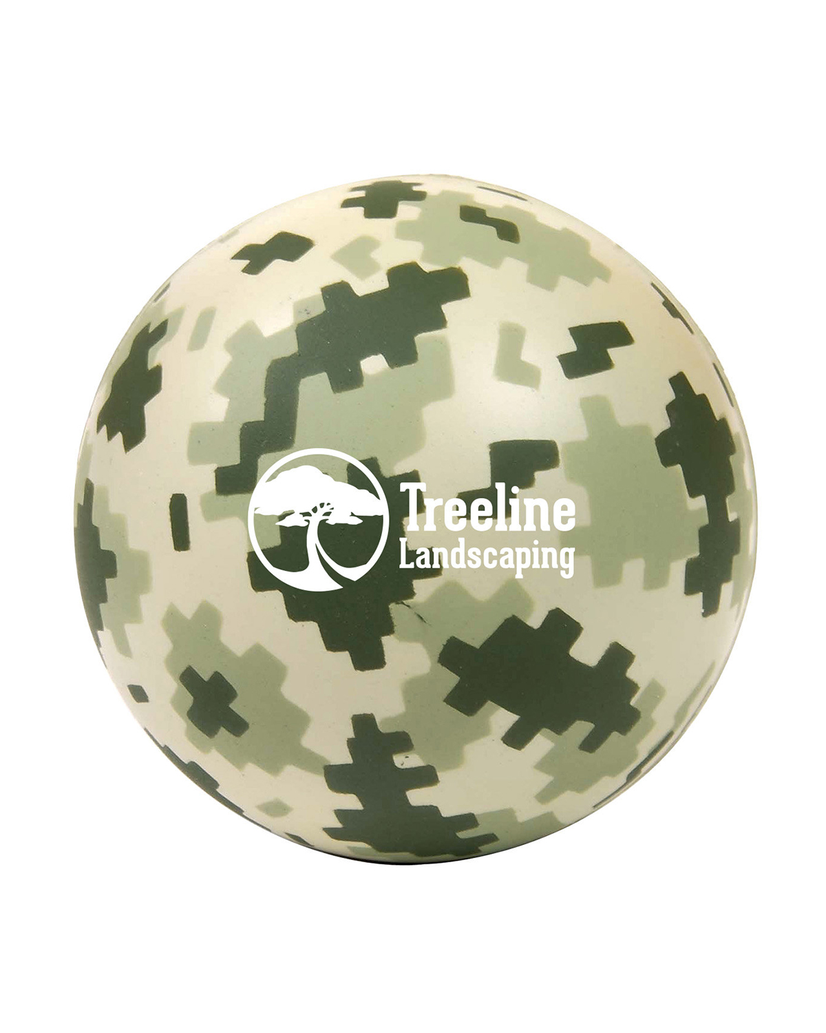 Picture of Digi Camo Round Stress Ball.
