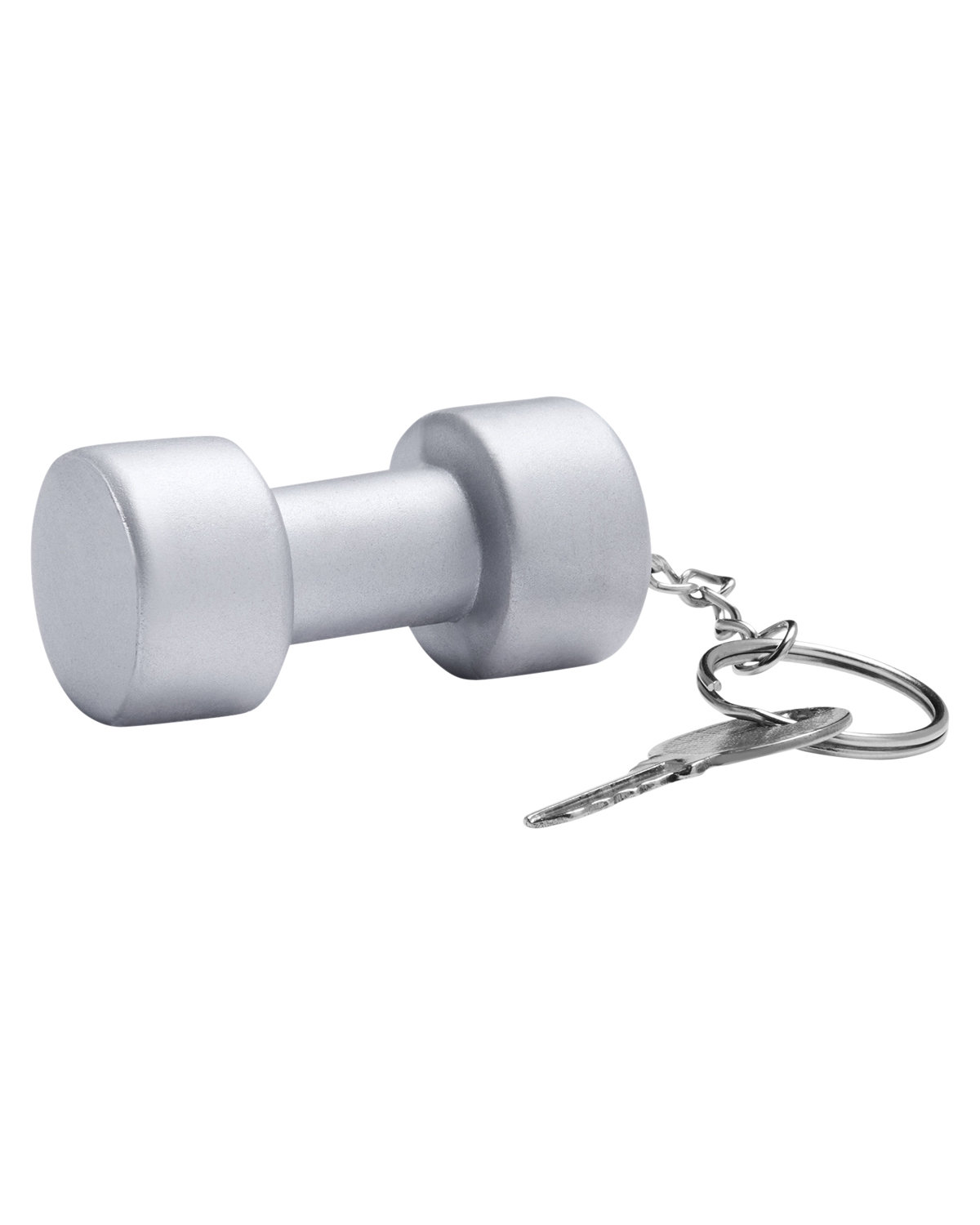 Picture of Dumbbell Shape Stress Ball Keychain.