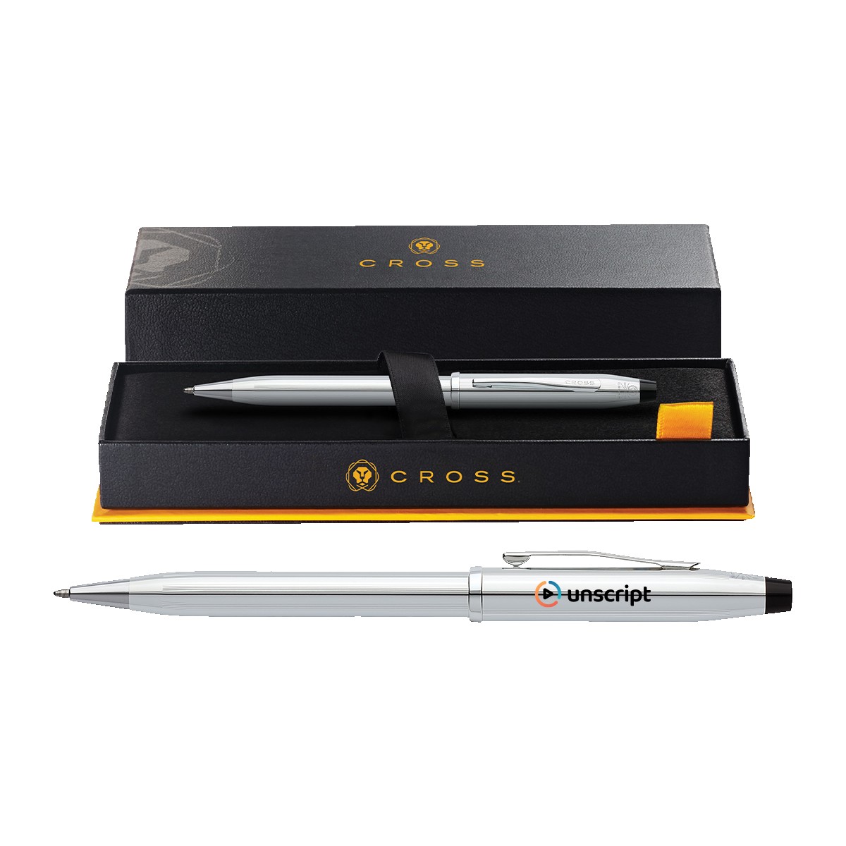 Picture of Cross® Century II Lustrous Chrome Pen, Full Color Digital