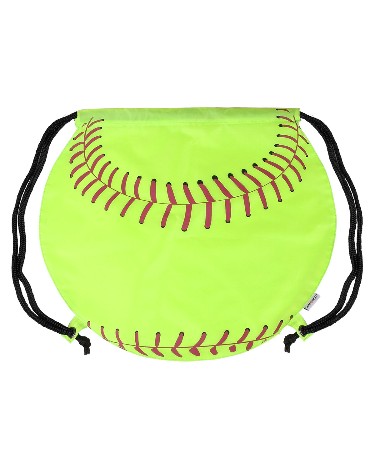 Picture of Softball Drawstring Bag.