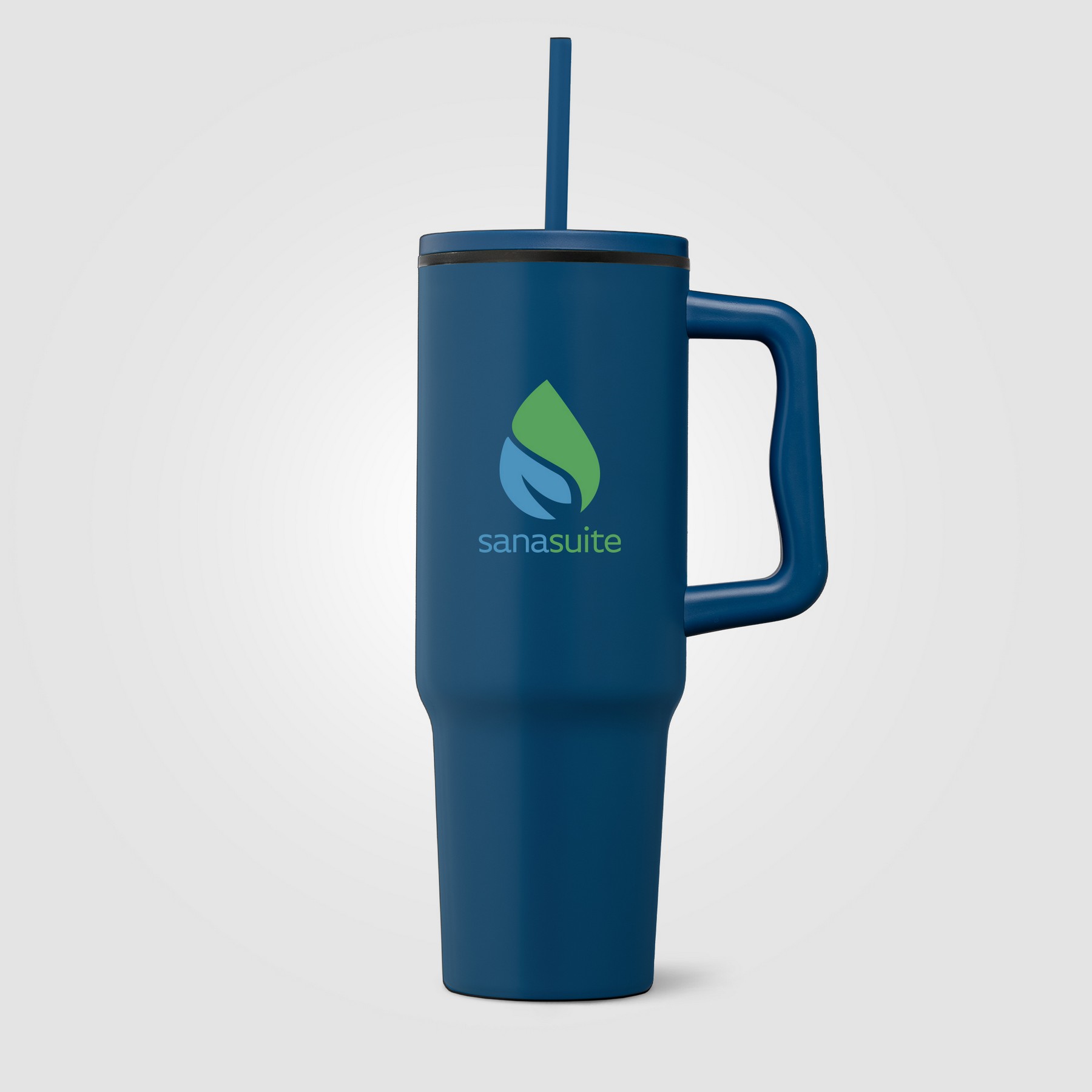 Picture of Polar - 40 oz. Stainless Steel Tumbler with Plastic Liner and Straw