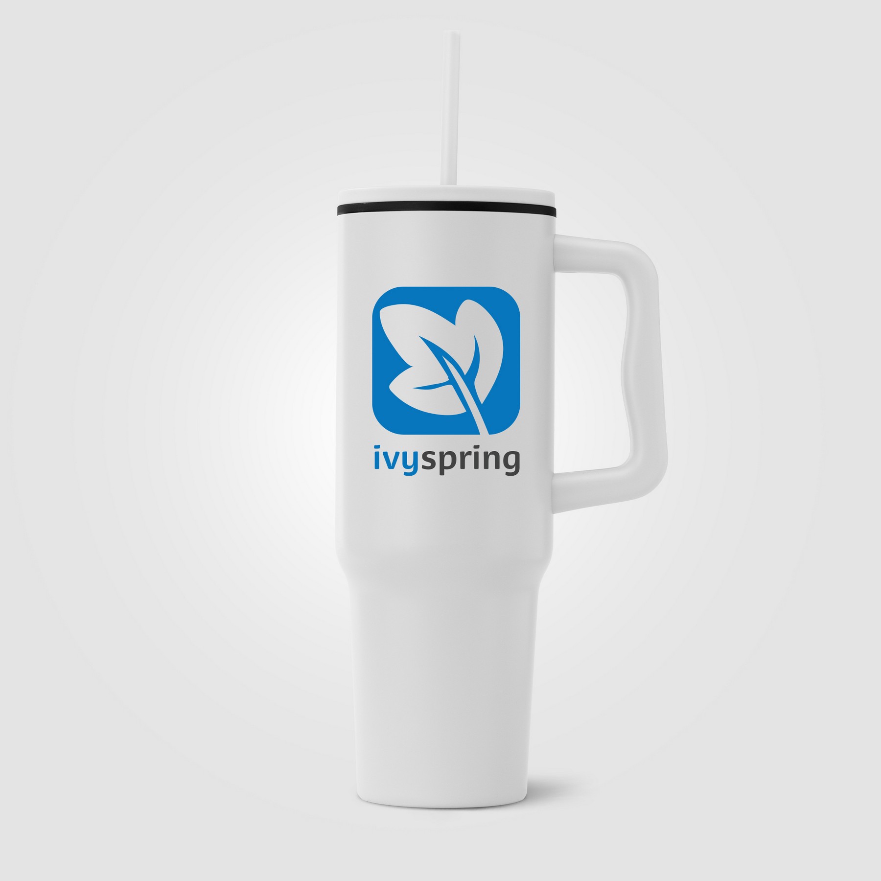Picture of Polar - 40 oz. Stainless Steel Tumbler with Plastic Liner and Straw