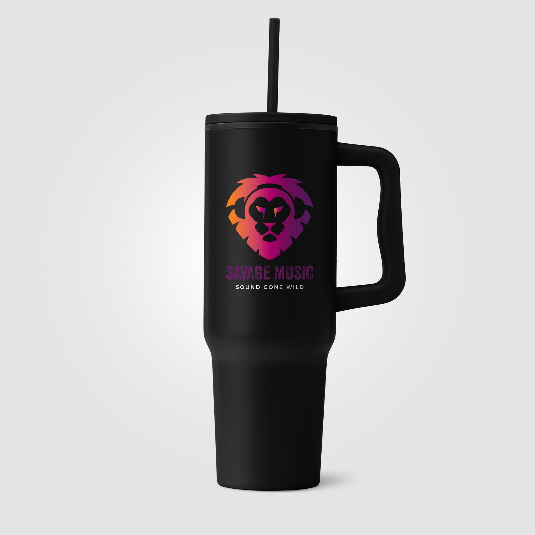 Picture of Polar - 40 oz. Stainless Steel Tumbler with Plastic Liner and Straw