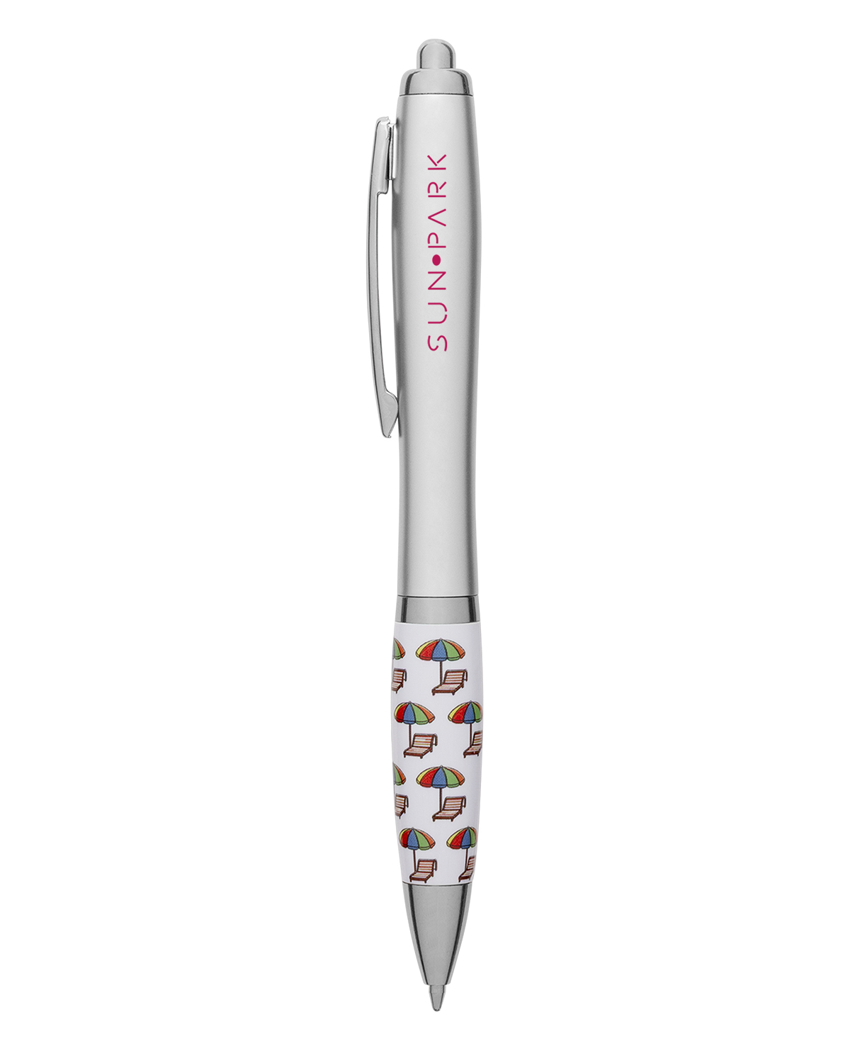 Picture of Vacation Theme Recycled ABS Ballpoint Pen.