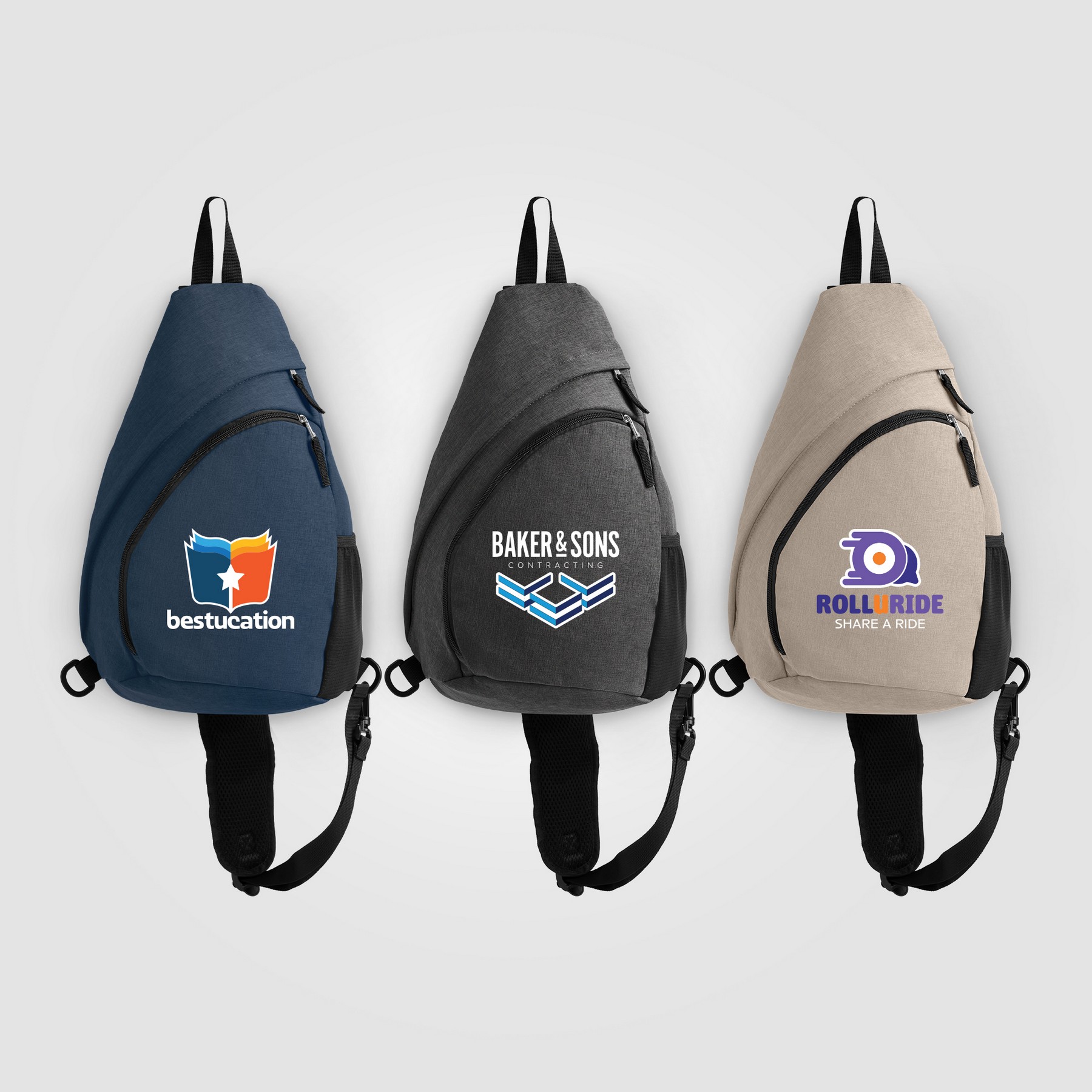 Picture of Helsinki rPET Polyester Adjustable Strap Sling Bag ? 15 L