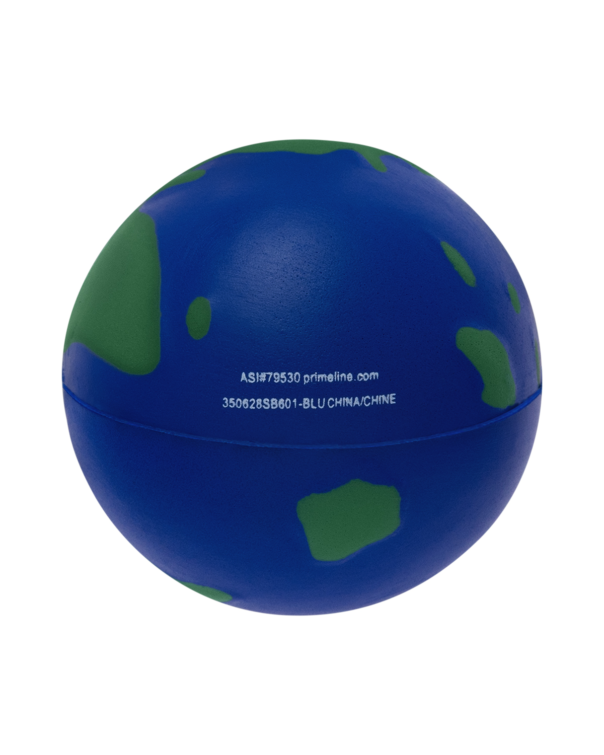 Picture of Globe Earth Shape Stress Ball Keychain.