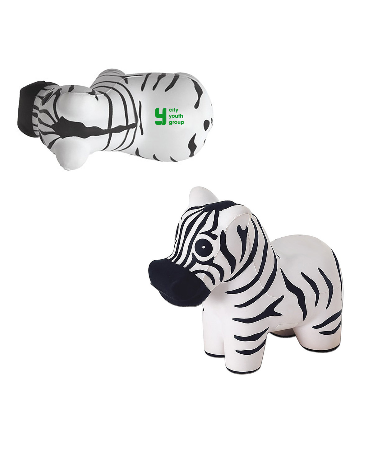 Picture of Zebra Shape Stress Ball.
