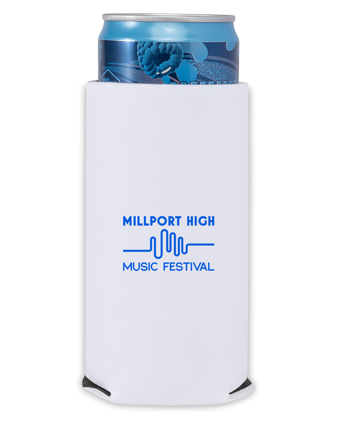Picture of 12 oz. Slim Collapsible Insulated Can Cooler Sleeve.