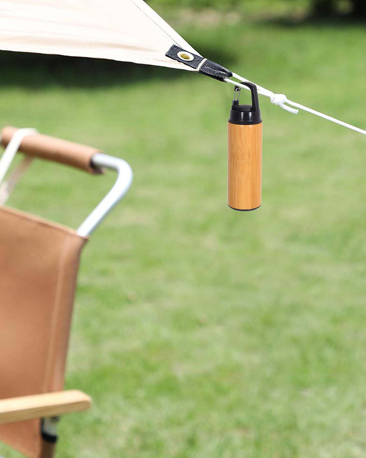 Picture of Bamboo Clip Flashlight.