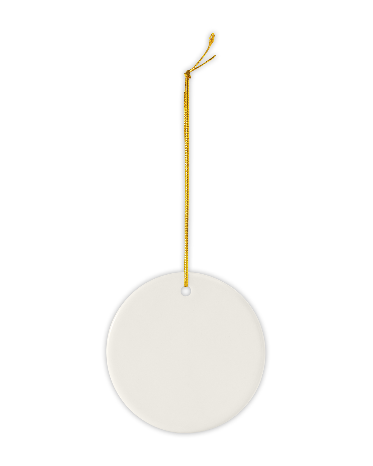 Picture of Round Ceramic Ornament.