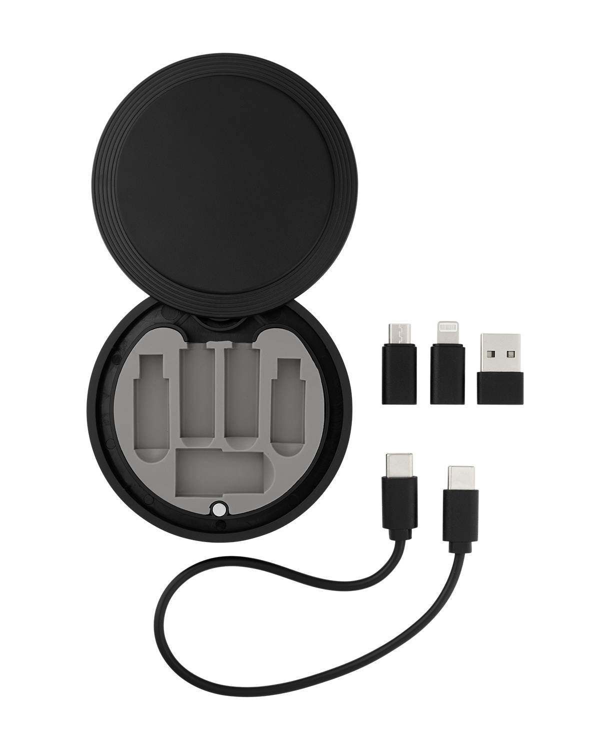 Picture of 60W Eco Charging Cable Kit Keychain.