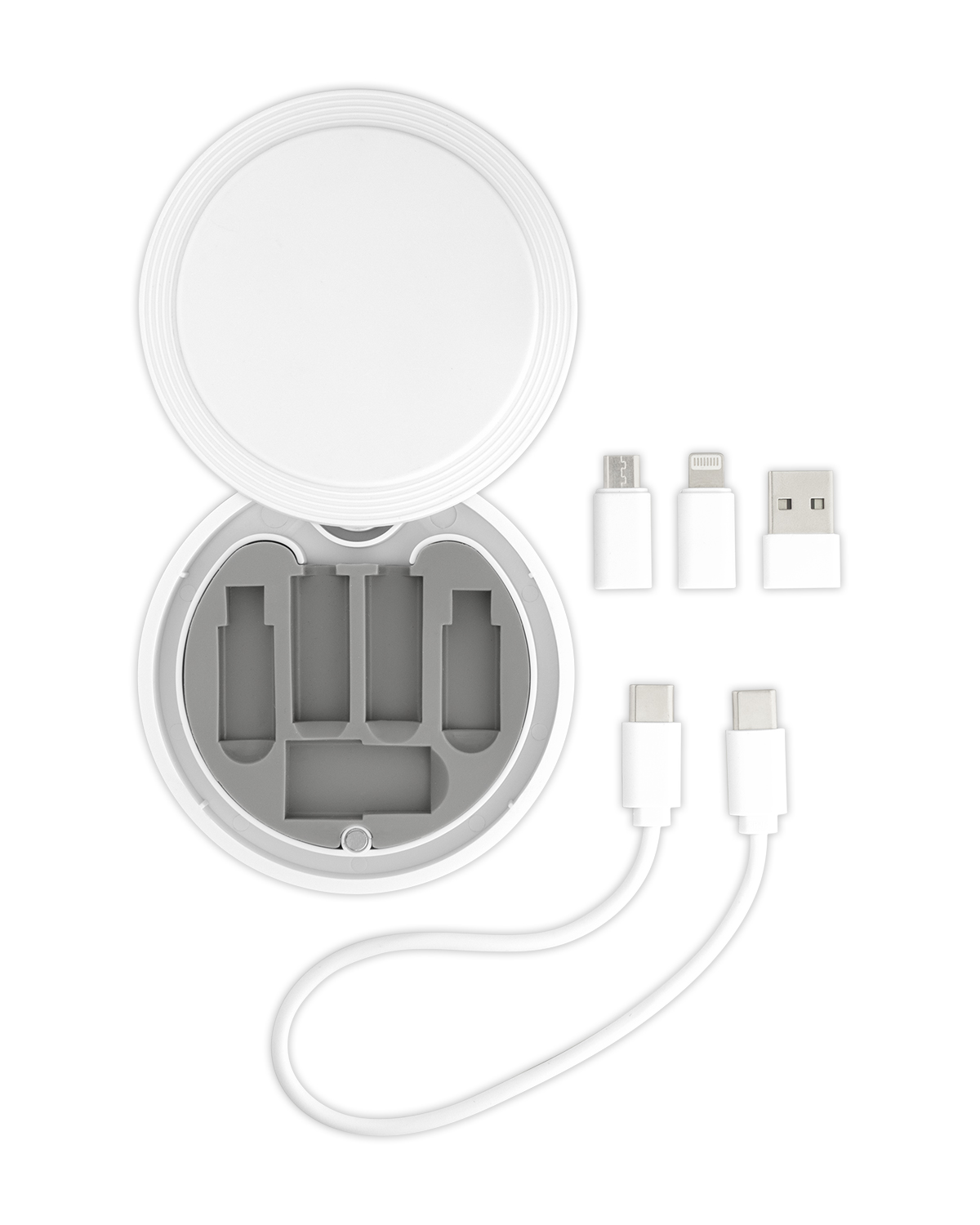 Picture of 60W Eco Charging Cable Kit Keychain.