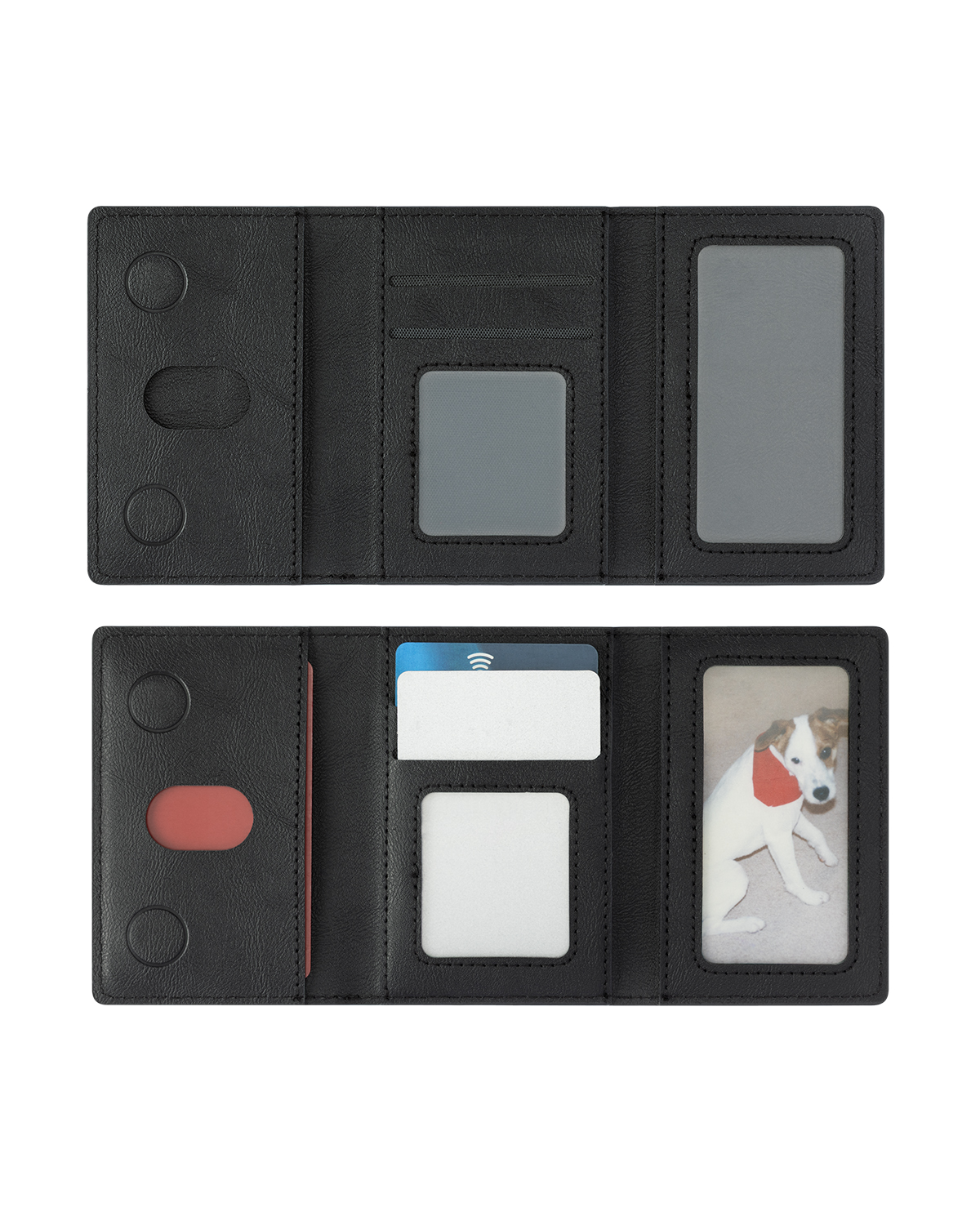 Picture of Eco Magnetic Tri Fold Wallet & Stand.