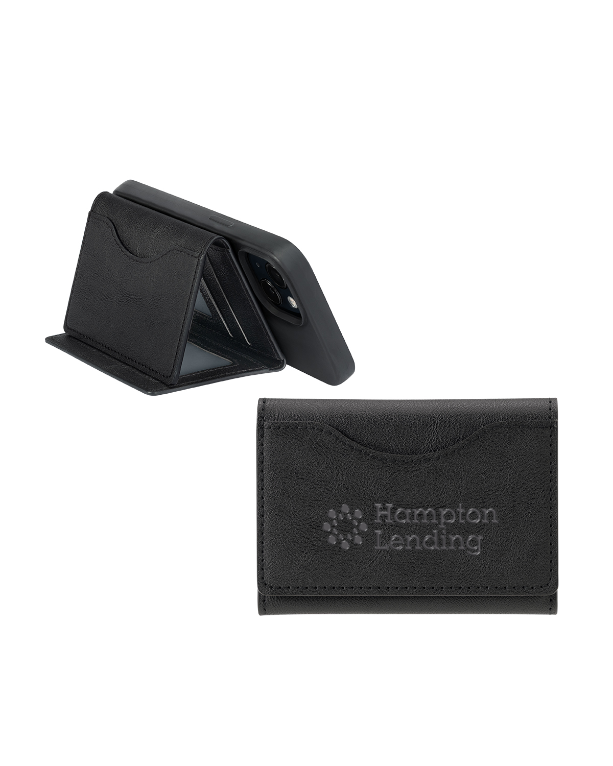 Picture of Eco Magnetic Tri Fold Wallet & Stand.