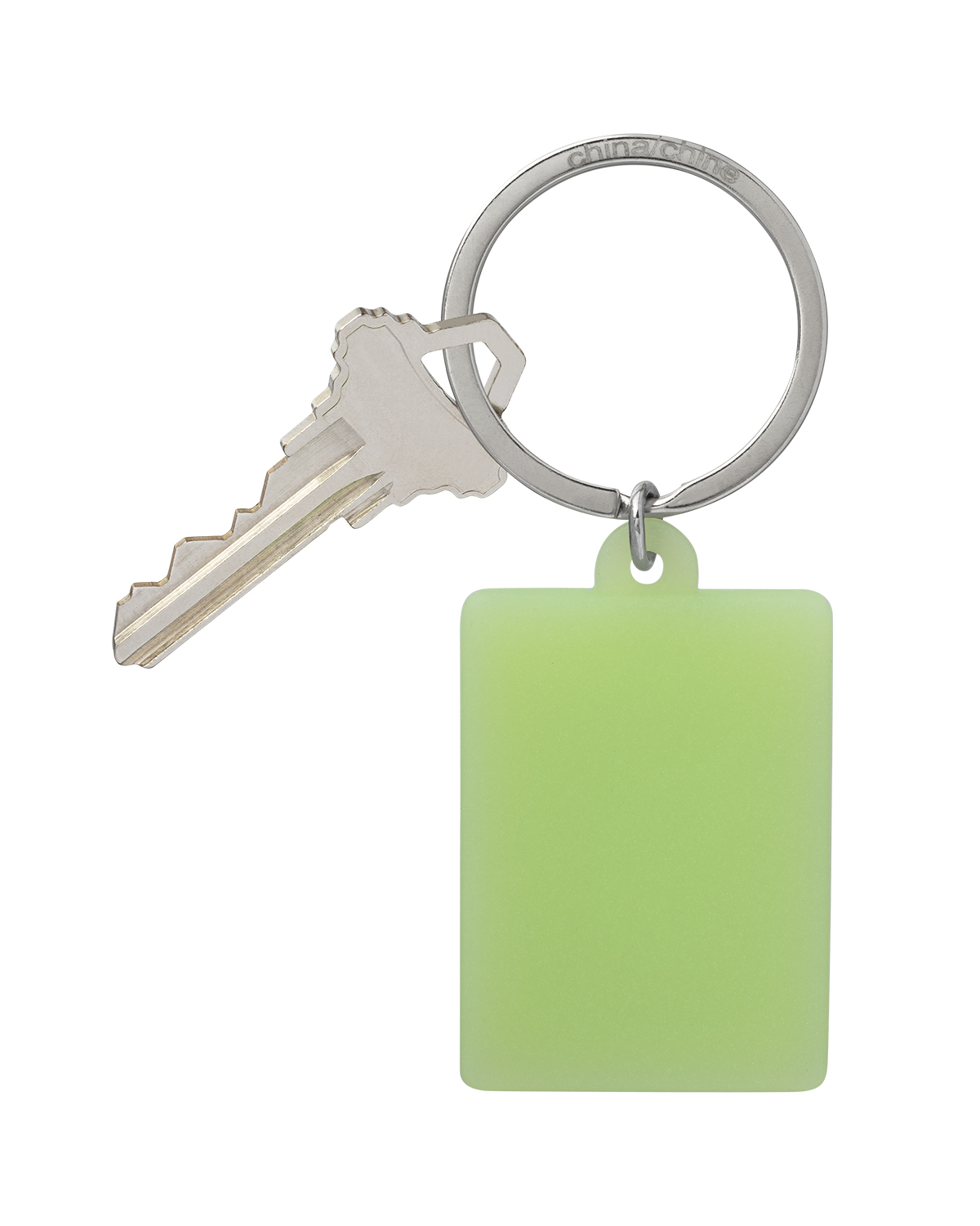 Picture of Eco Silicone Glow in the Dark Keychains - Rectangle.