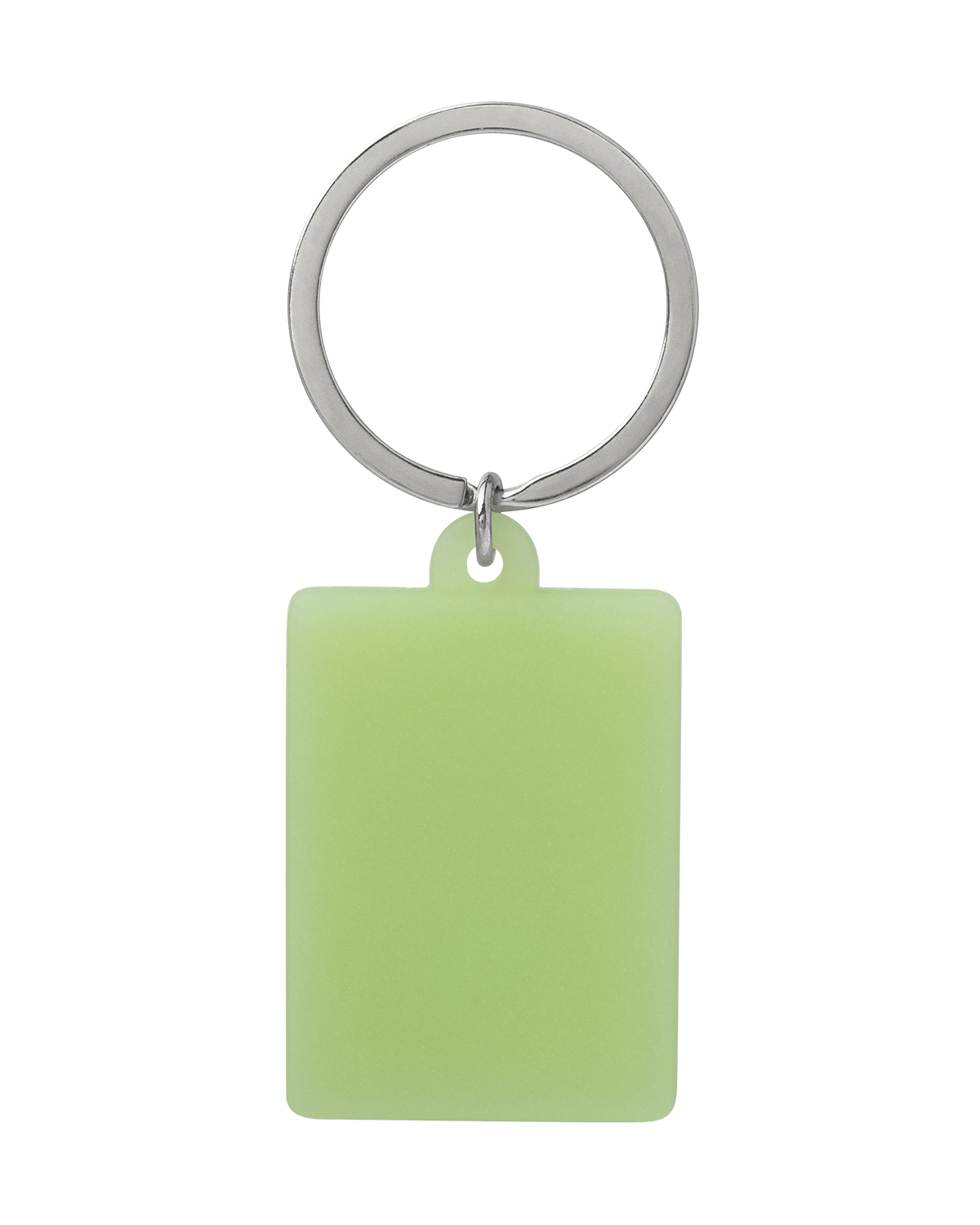 Picture of Eco Silicone Glow in the Dark Keychains - Rectangle.