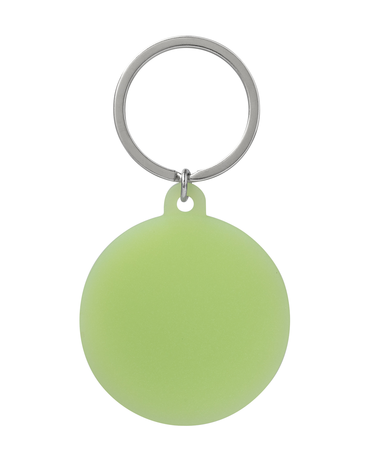 Picture of Eco Silicone Glow in the Dark Keychains - Round.