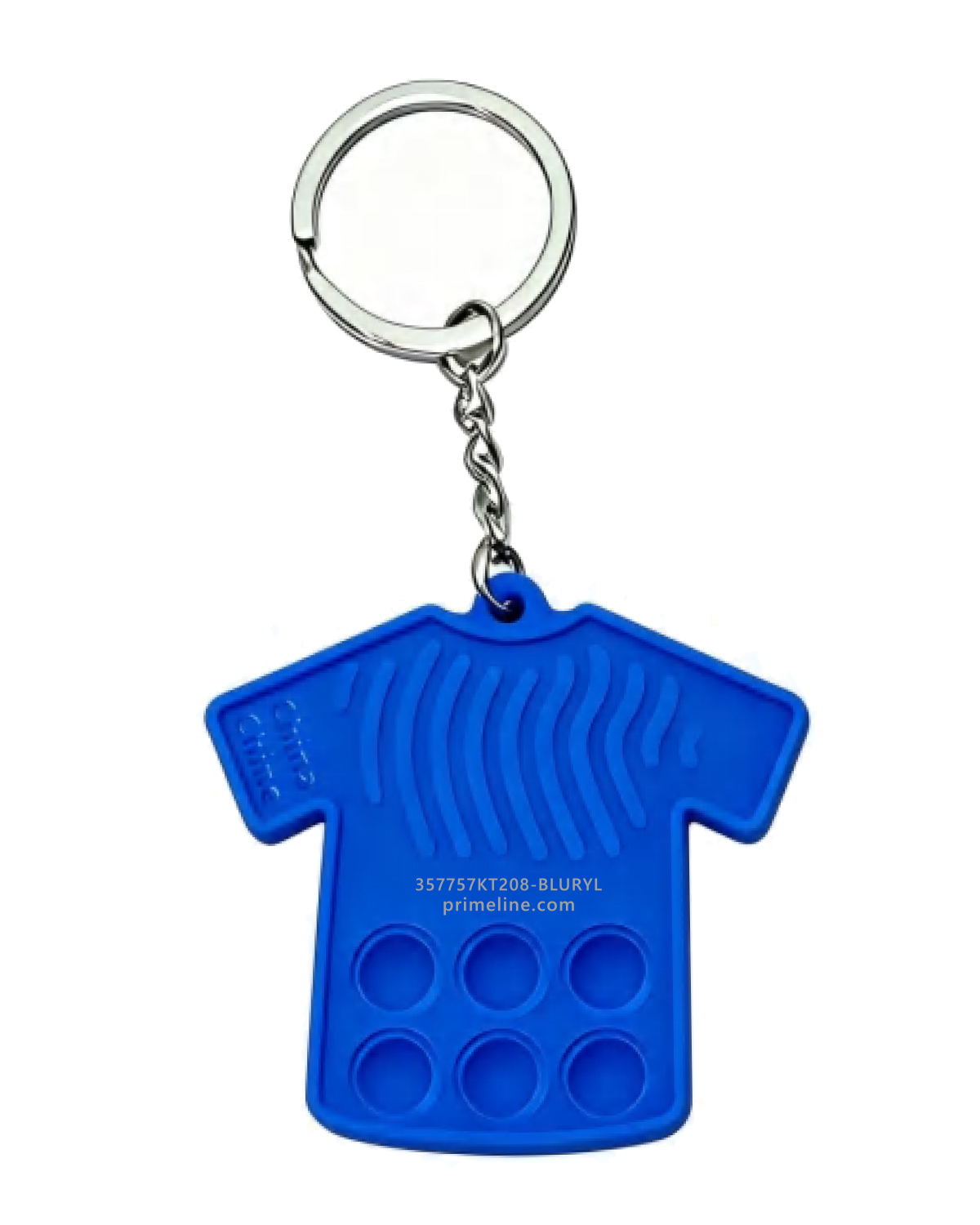 Picture of Eco T-Shirt Sports Jersey Push Pop Bubble Keychain.