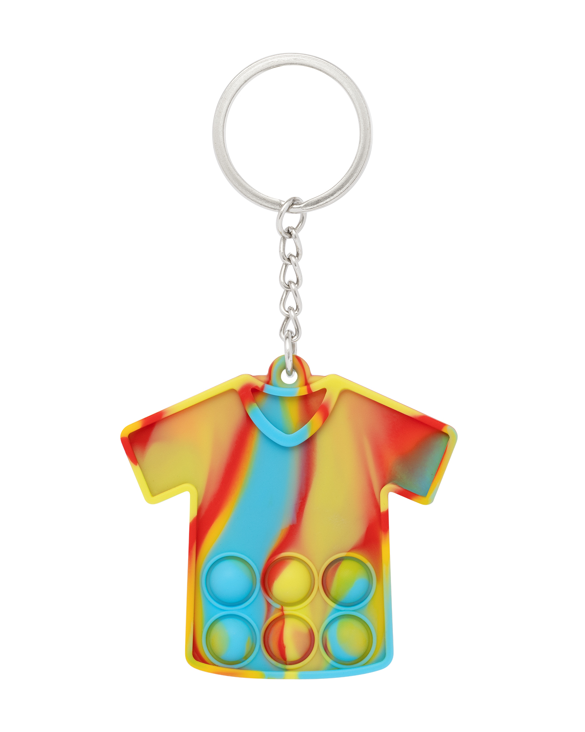 Picture of Eco T-Shirt Sports Jersey Push Pop Bubble Keychain.