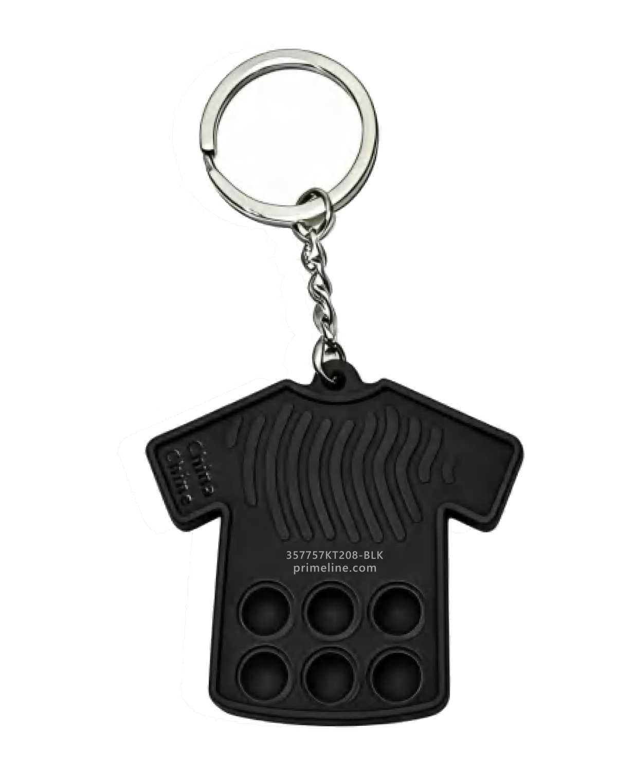Picture of Eco T-Shirt Sports Jersey Push Pop Bubble Keychain.