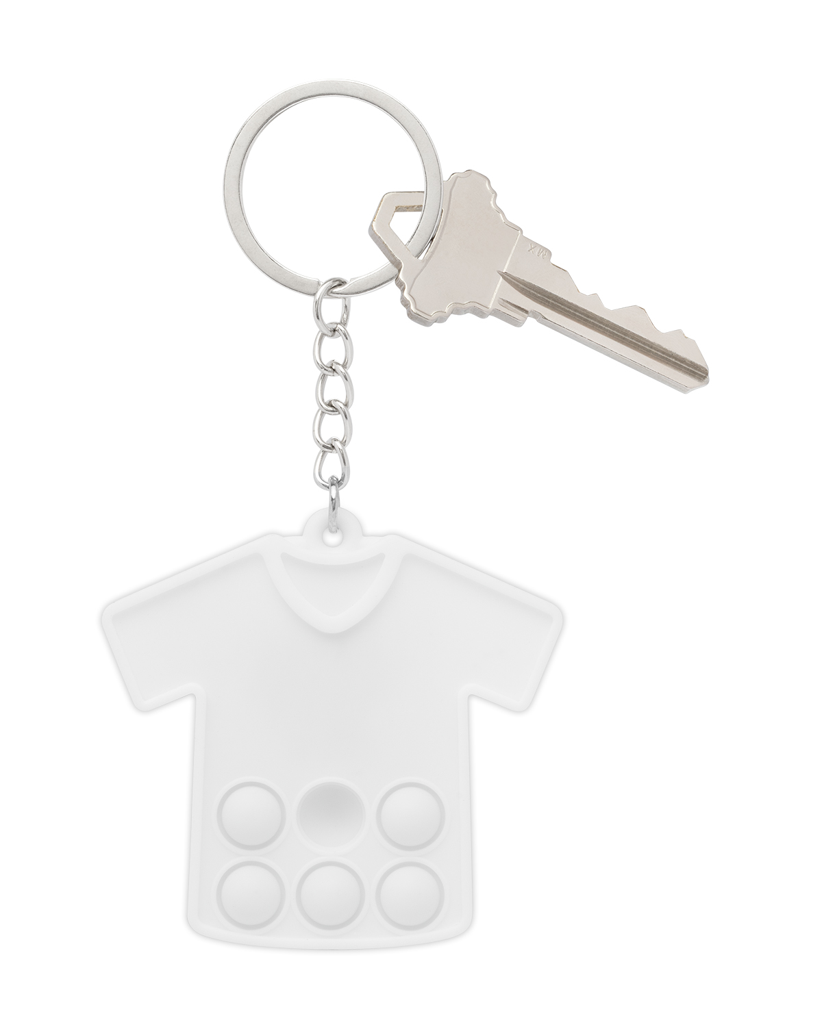 Picture of Eco T-Shirt Sports Jersey Push Pop Bubble Keychain.