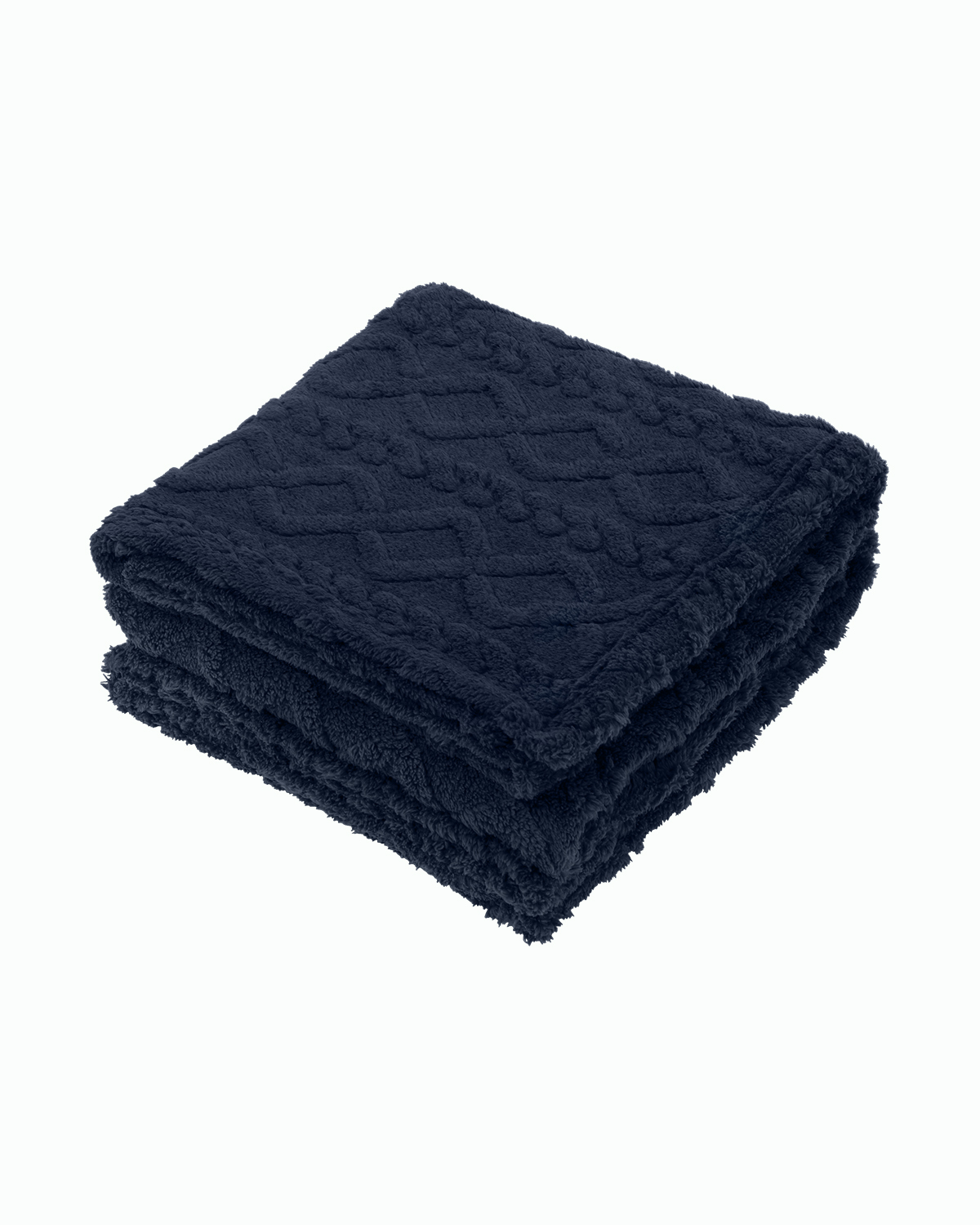 Picture of Powder Recycled Sherpa Blanket.