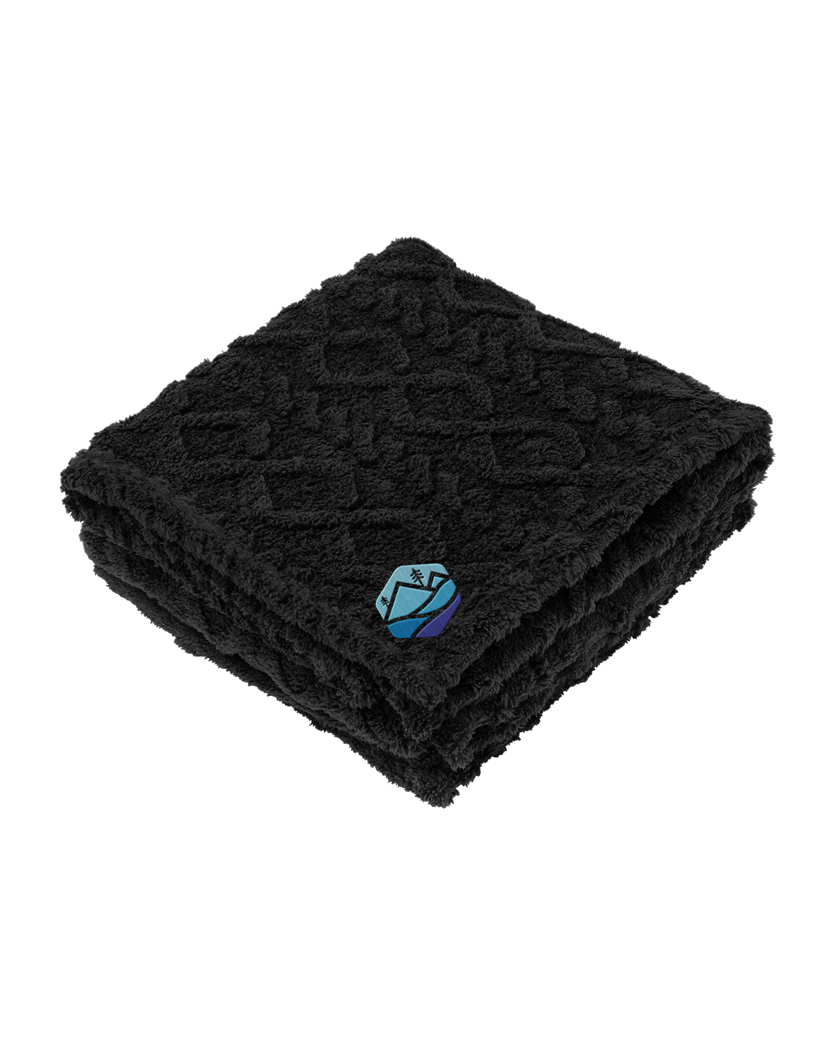 Picture of Powder Recycled Sherpa Blanket.