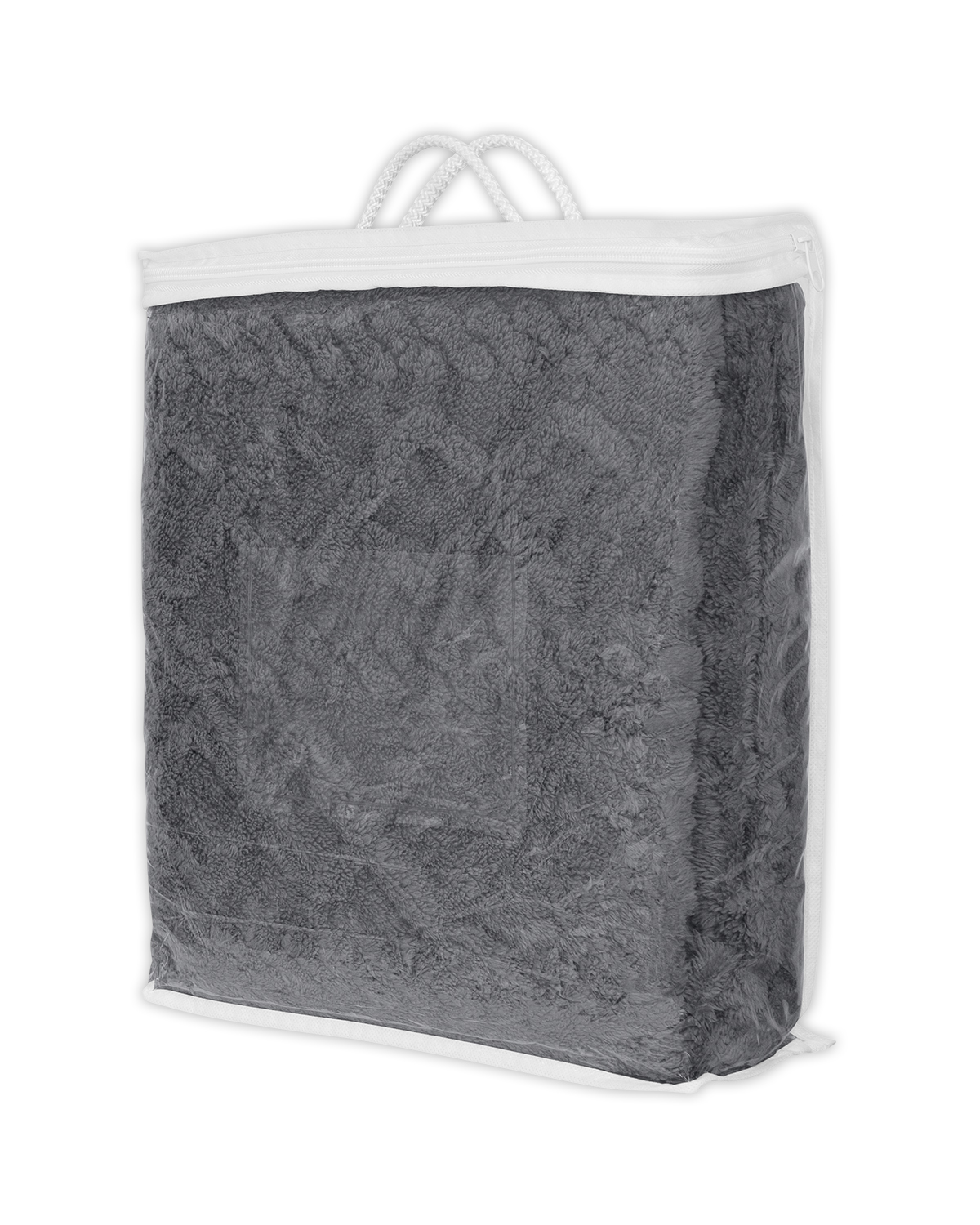 Picture of Powder Recycled Sherpa Blanket.