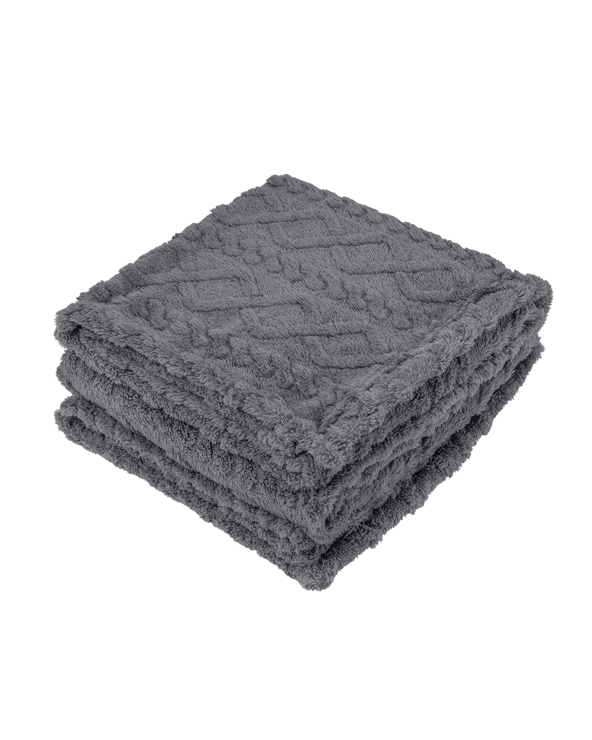 Picture of Powder Recycled Sherpa Blanket.