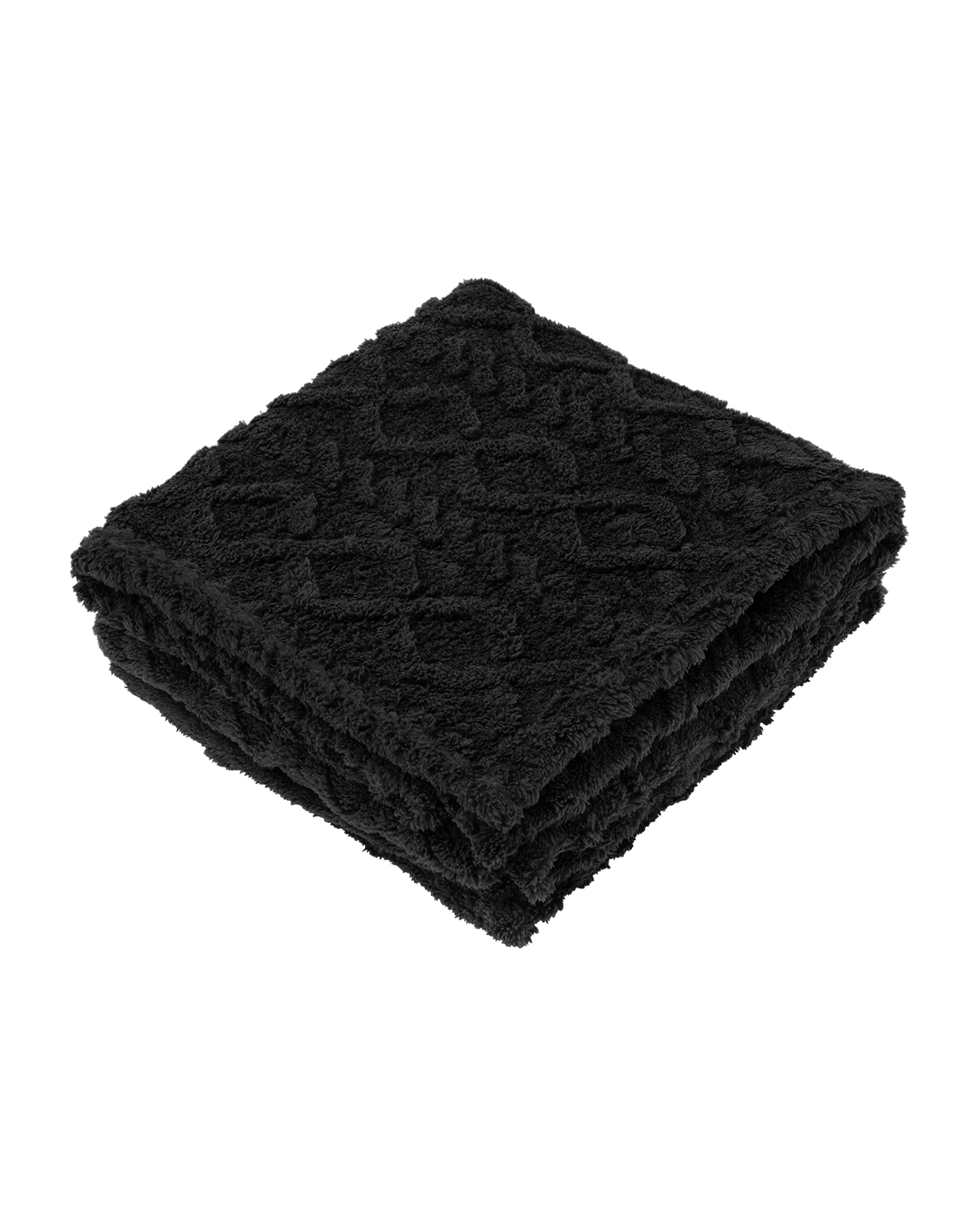 Picture of Powder Recycled Sherpa Blanket.