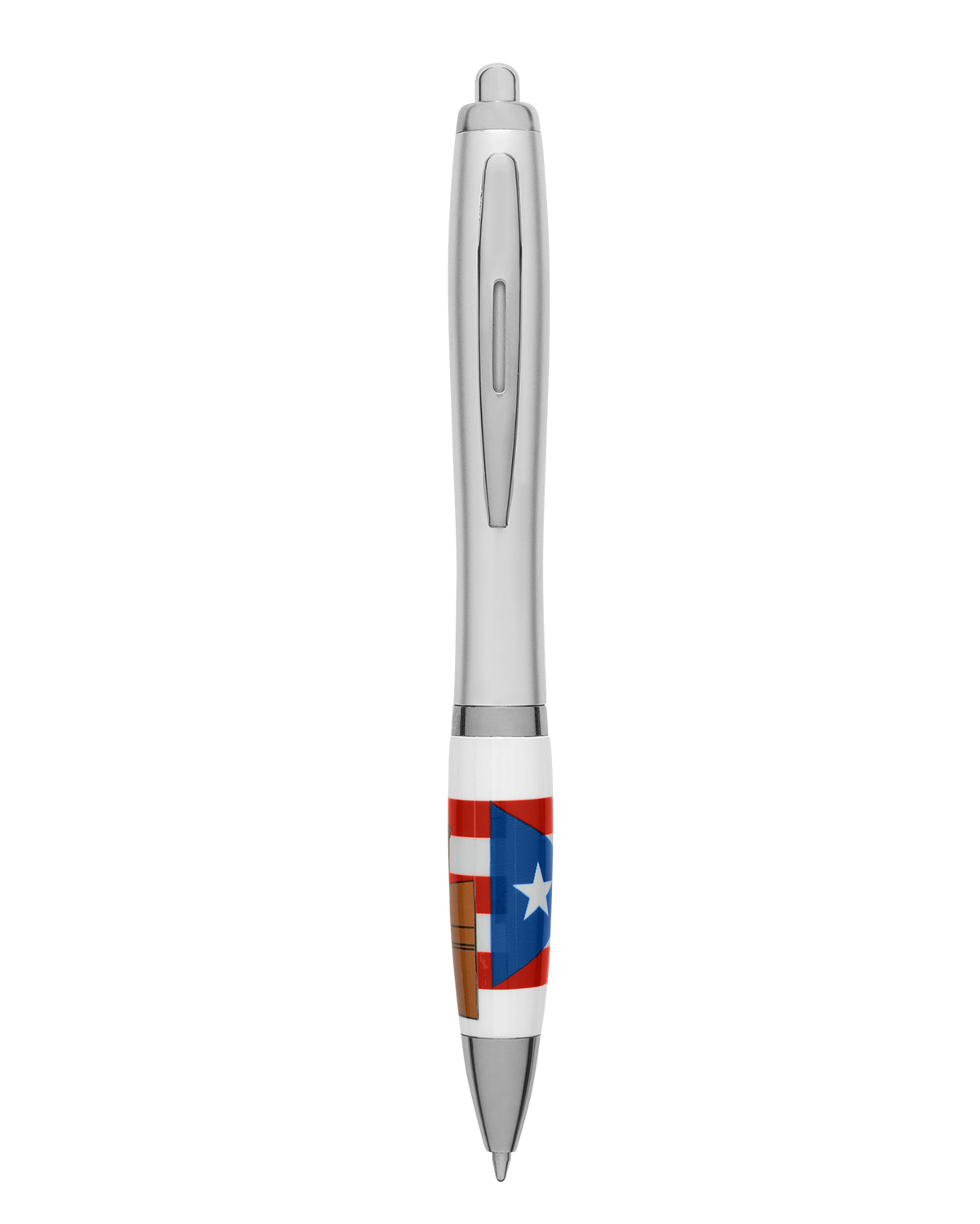 Picture of Puerto Rico Recycled ABS Ballpoint Pen.