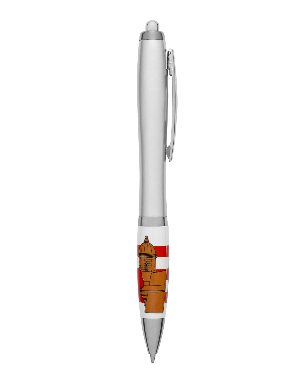 Picture of Puerto Rico Recycled ABS Ballpoint Pen.