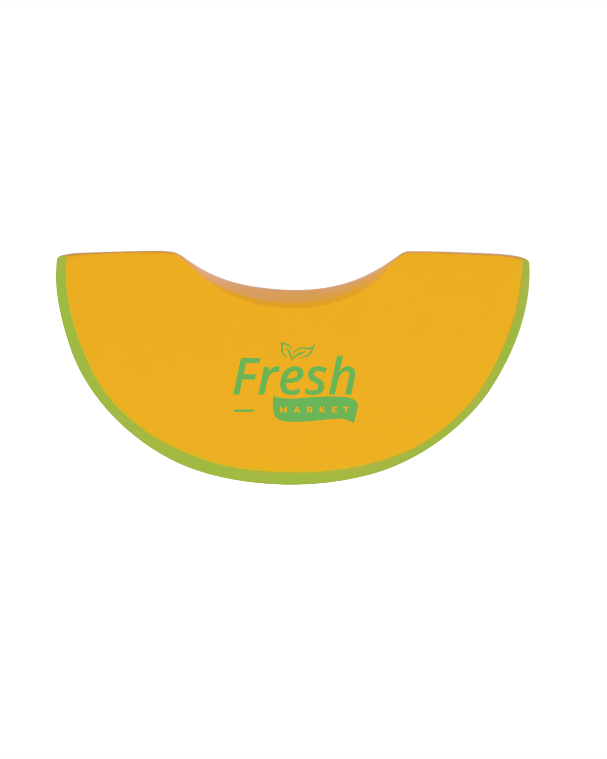 Picture of Cantaloupe Slice Shape Stress Ball.